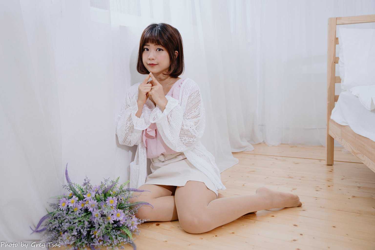 精选模拍作品 NO.288 林小栗 居家短裙丝袜-美图