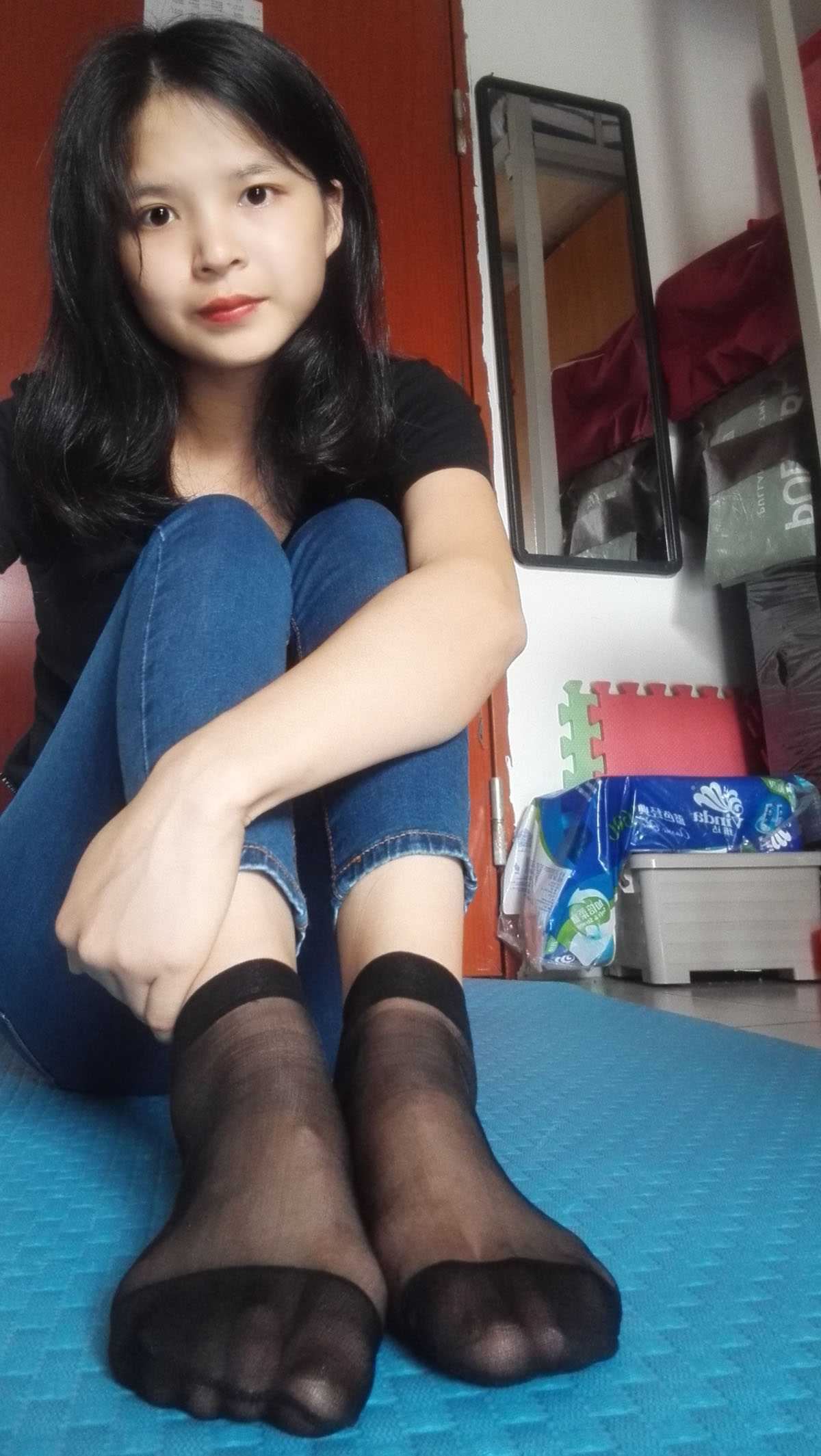 图片[12]-[合集]学妹校园寝室丝短袜美脚全套42期，大小8.38G-美图