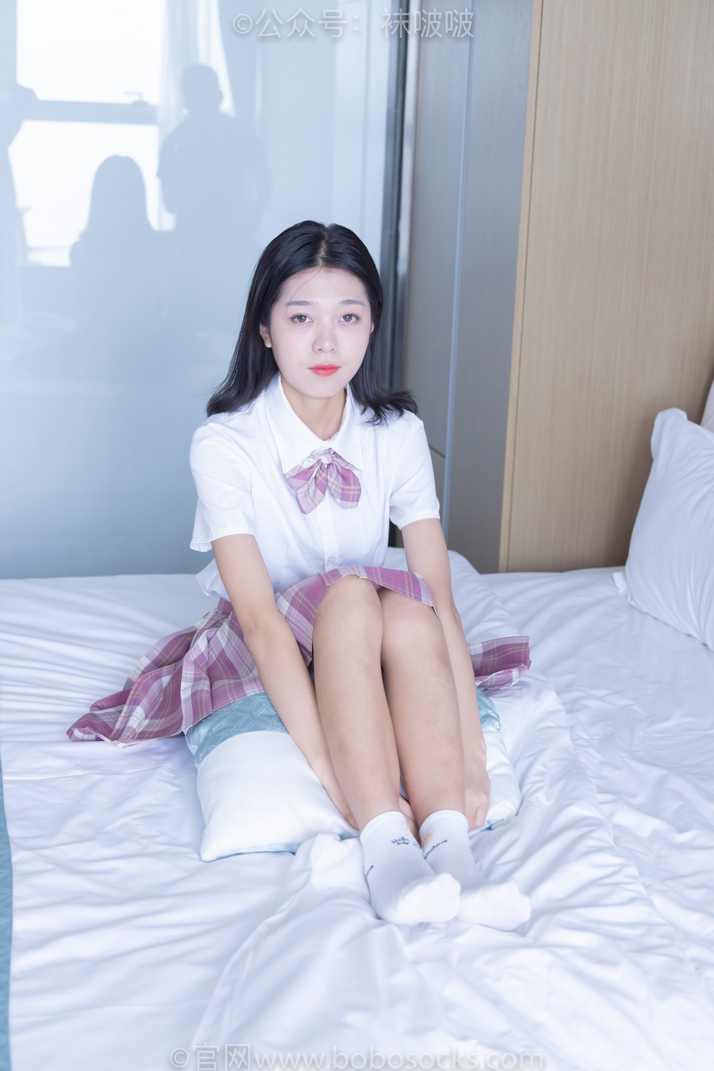 图片[4]-[BoBoSocks袜啵啵]NO.052 瑶瑶-JK至服、帆布鞋、白棉袜、裸足 [133P/1V/6.58GB]-美图