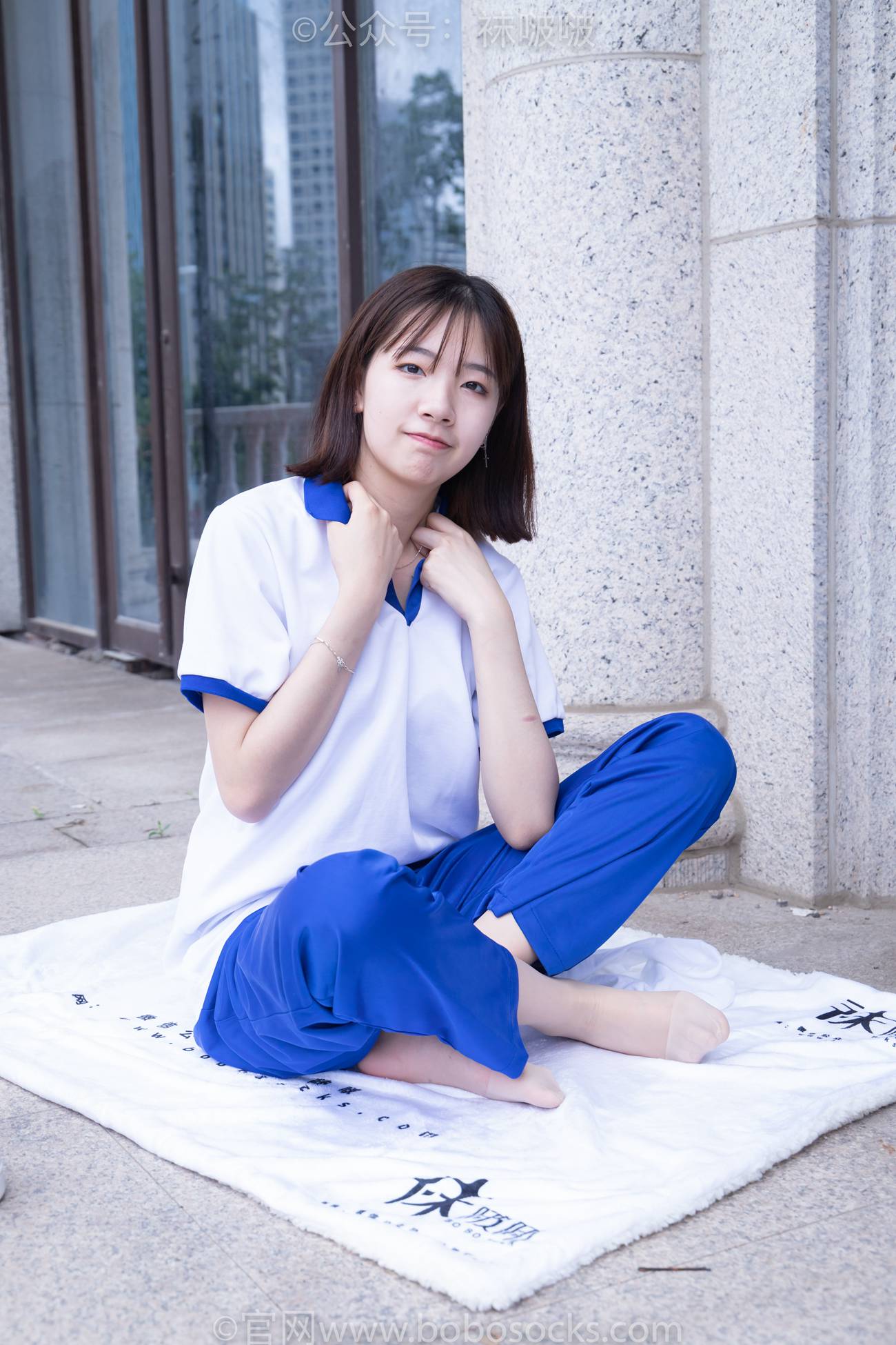 图片[5]-[BoBoSocks袜啵啵]NO.022 小甜豆-校服、贝壳头、白棉袜、肉丝 [140P/1V/6.34GB]-美图