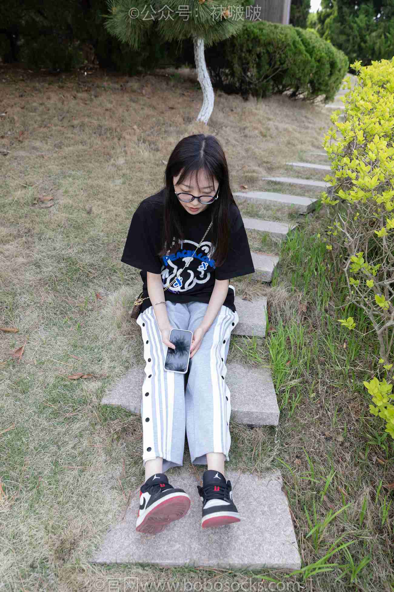 图片[2]-[BoBoSocks袜啵啵]NO.023 稚予-AJ、白色短棉袜、裸足 [119P/1V/3.22GB]-美图