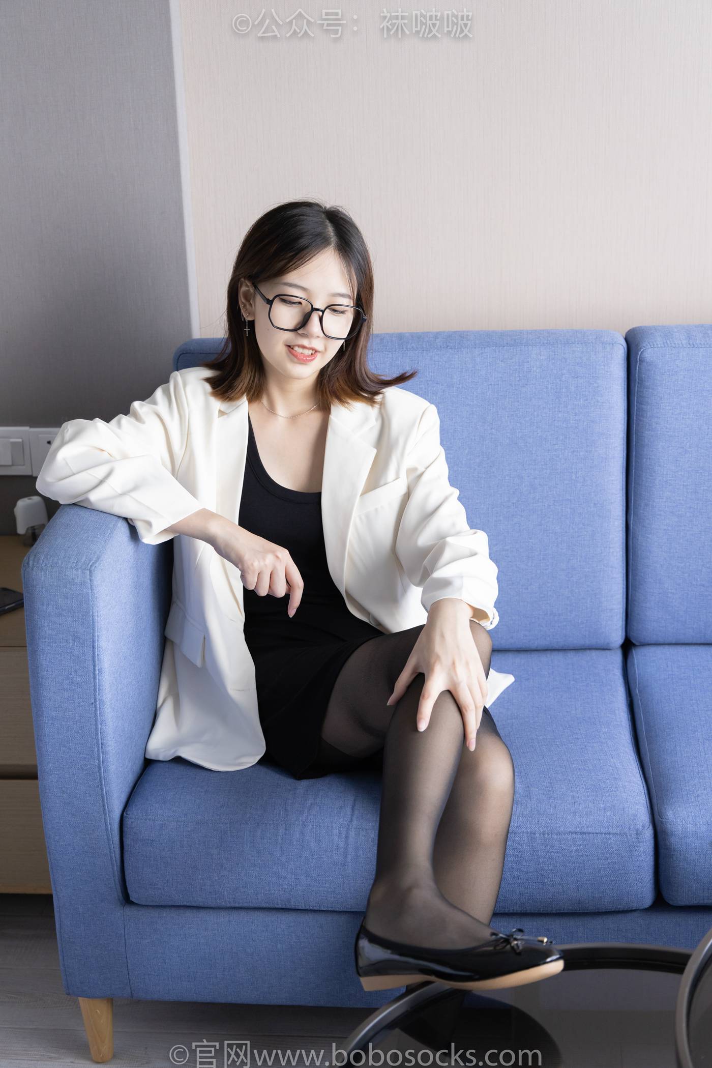 图片[3]-[BoBoSocks袜啵啵]NO.032 小甜豆-平底鞋、黑丝 [144P/1V/7.10GB]-美图
