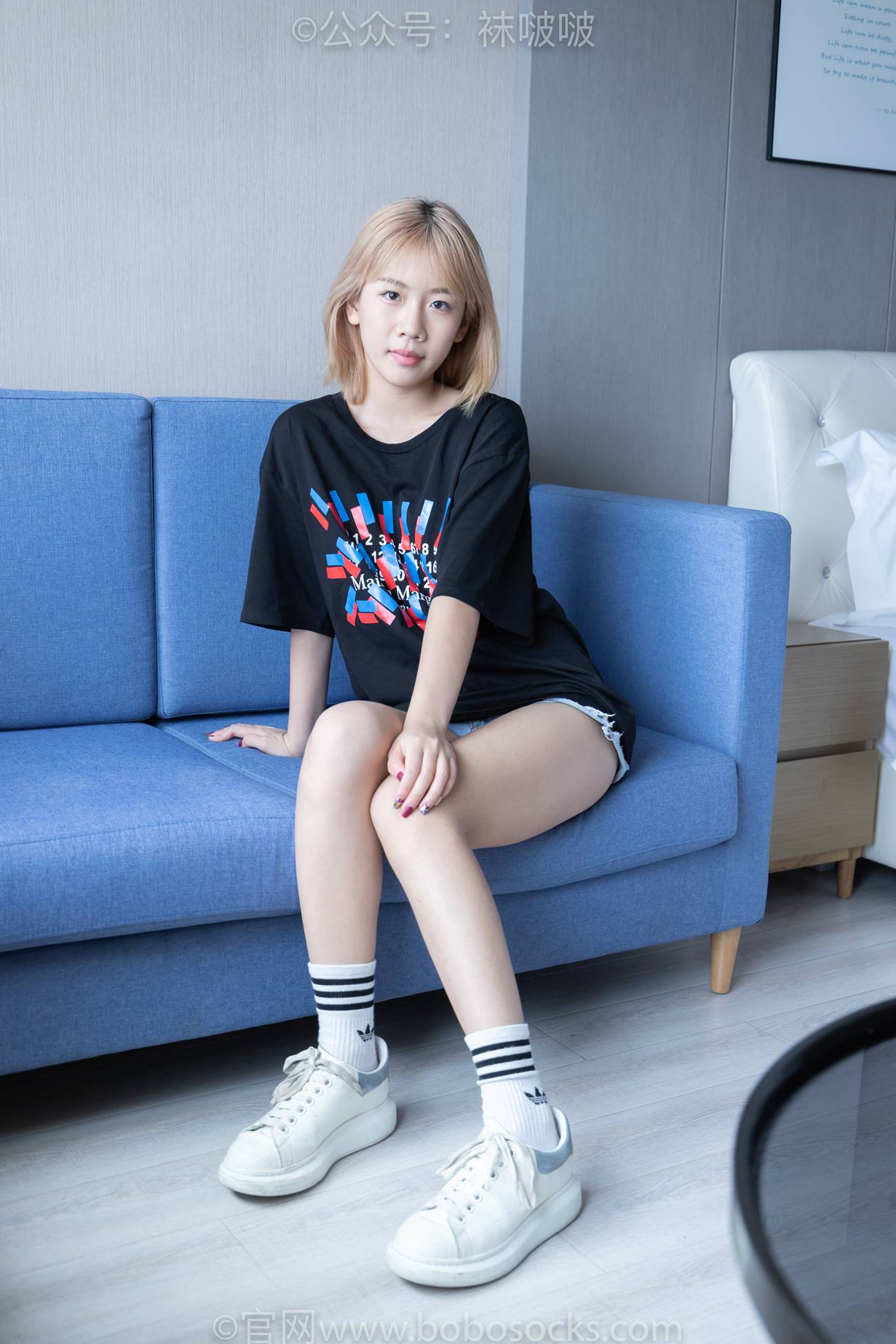 图片[2]-[BoBoSocks袜啵啵]NO.003 果冻-麦昆鞋、白色脏棉袜 [133P/1V/5.97GB]-美图