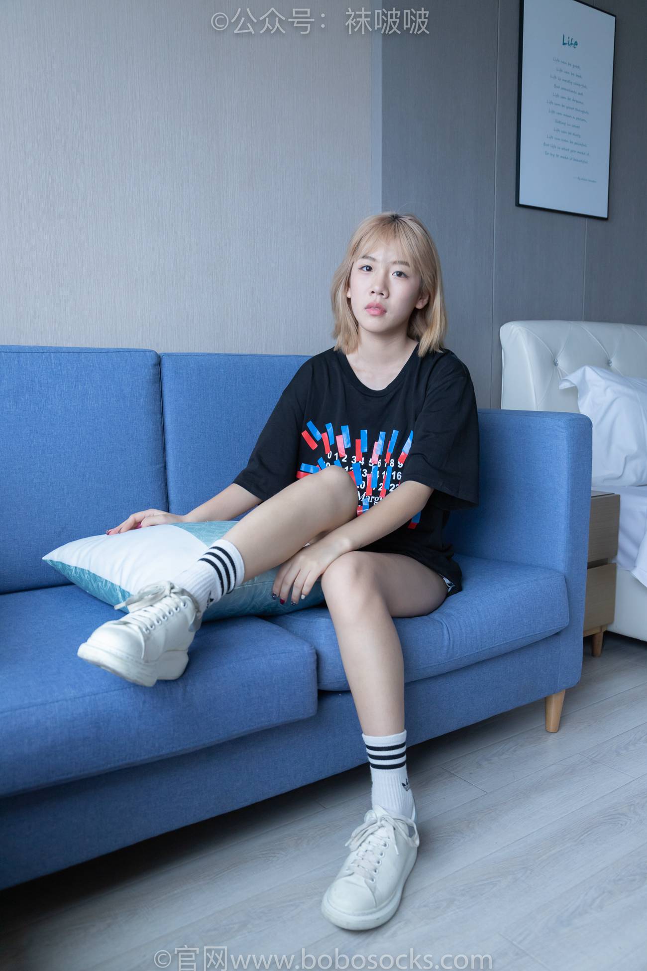 图片[3]-[BoBoSocks袜啵啵]NO.003 果冻-麦昆鞋、白色脏棉袜 [133P/1V/5.97GB]-美图