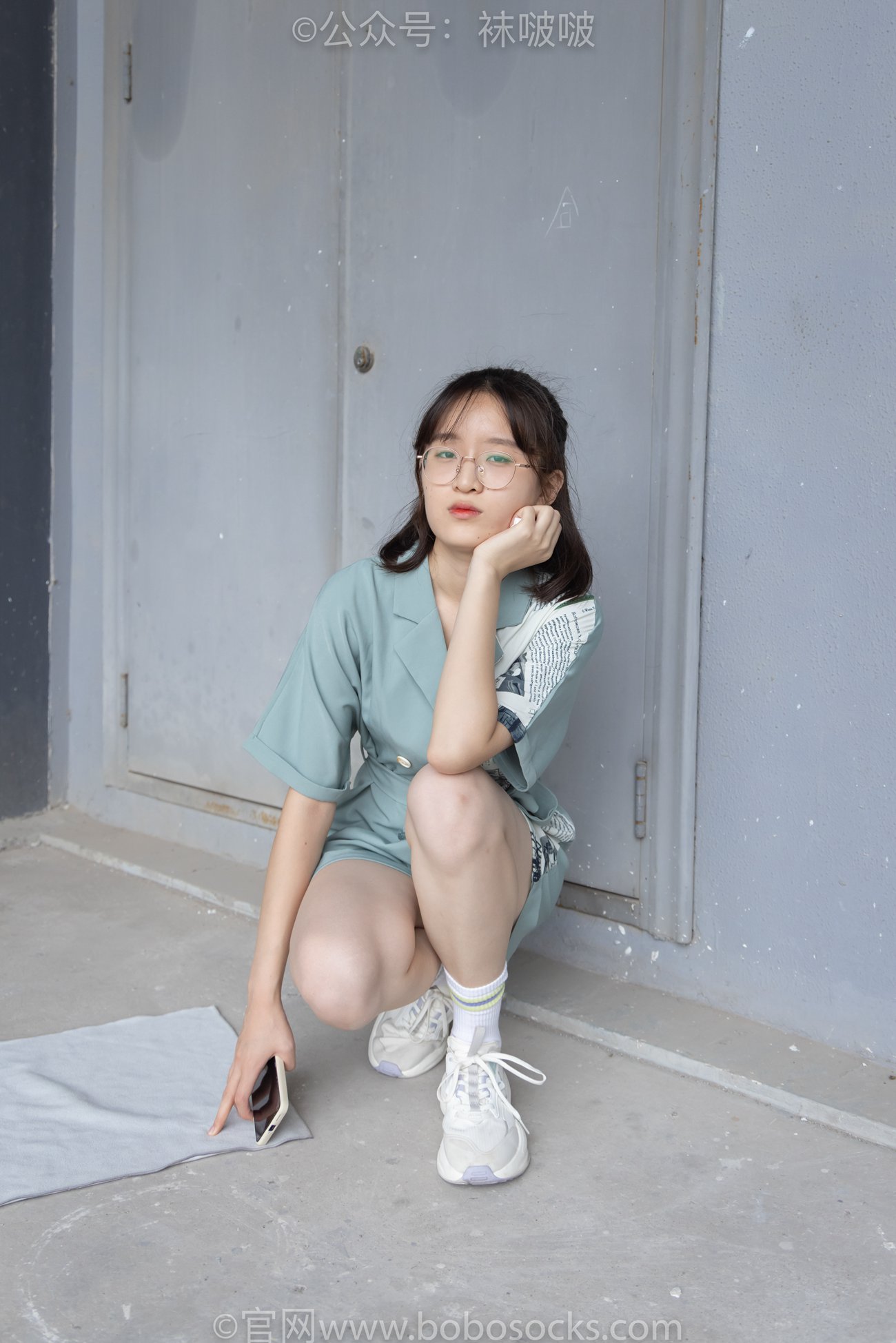 图片[3]-[BoBoSocks袜啵啵]NO.005 小甜豆-帆布鞋、薄白丝 [133P/1V/3.14GB]-美图