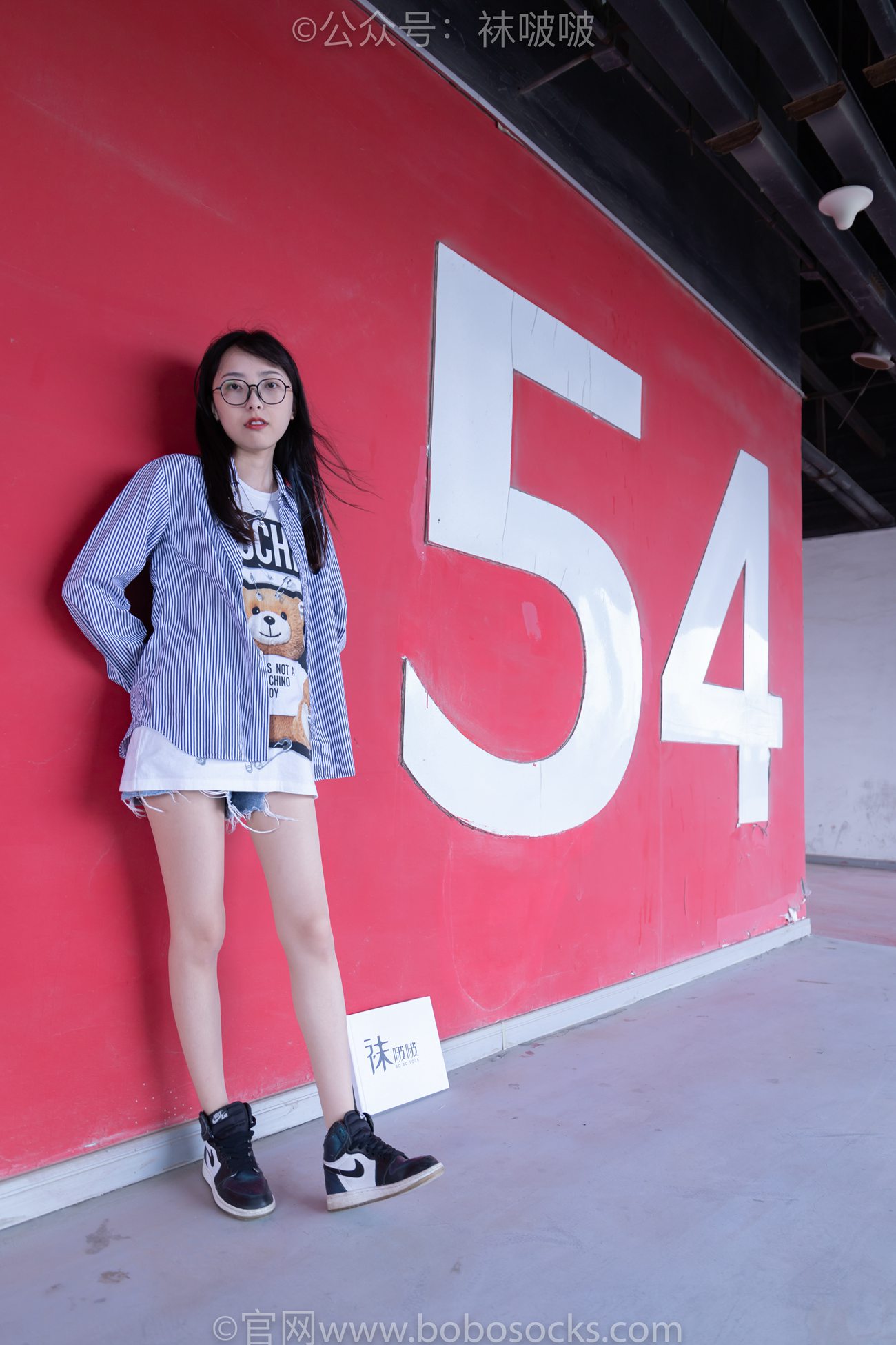 图片[2]-[BoBoSocks袜啵啵]NO.011 稚予-AJ、白色短棉袜、肉丝 [139P/1V/3.47GB]-美图