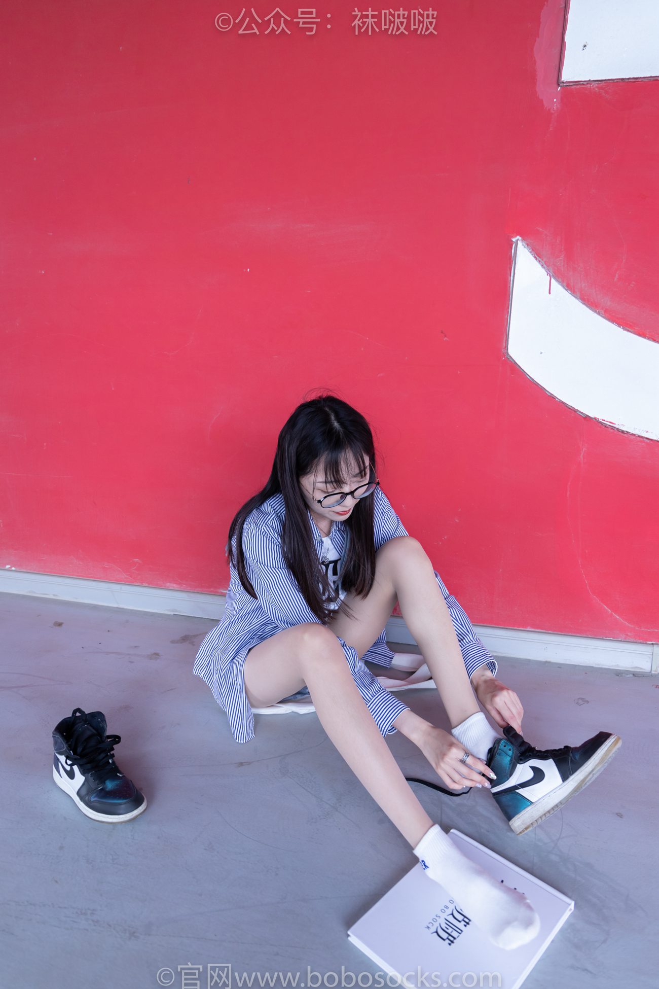 图片[4]-[BoBoSocks袜啵啵]NO.011 稚予-AJ、白色短棉袜、肉丝 [139P/1V/3.47GB]-美图