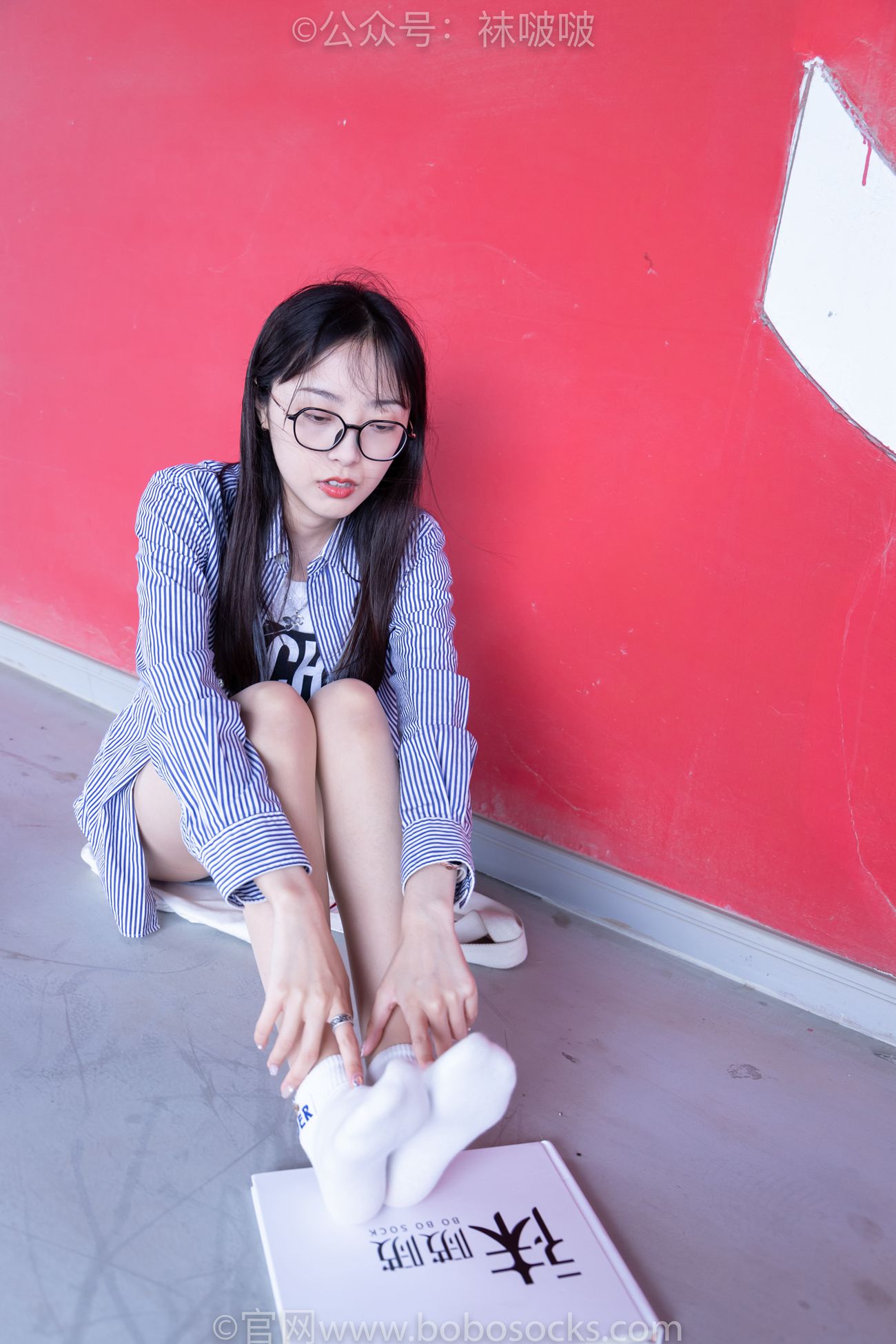 图片[5]-[BoBoSocks袜啵啵]NO.011 稚予-AJ、白色短棉袜、肉丝 [139P/1V/3.47GB]-美图