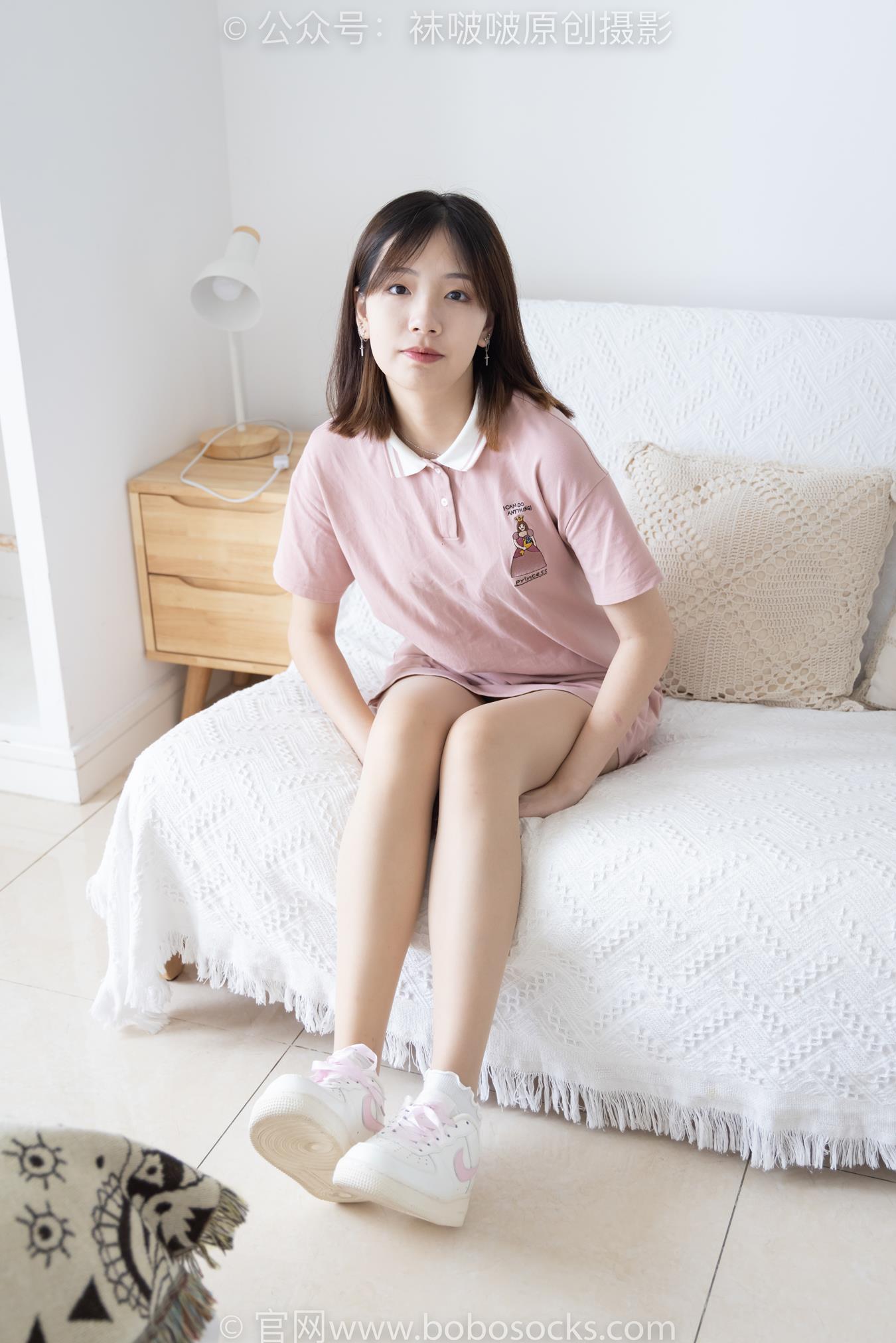 图片[3]-[BoBoSocks袜啵啵]NO.163 小甜豆-空军一号板鞋、白棉袜、肉丝[135P/1V/5.92GB]-美图
