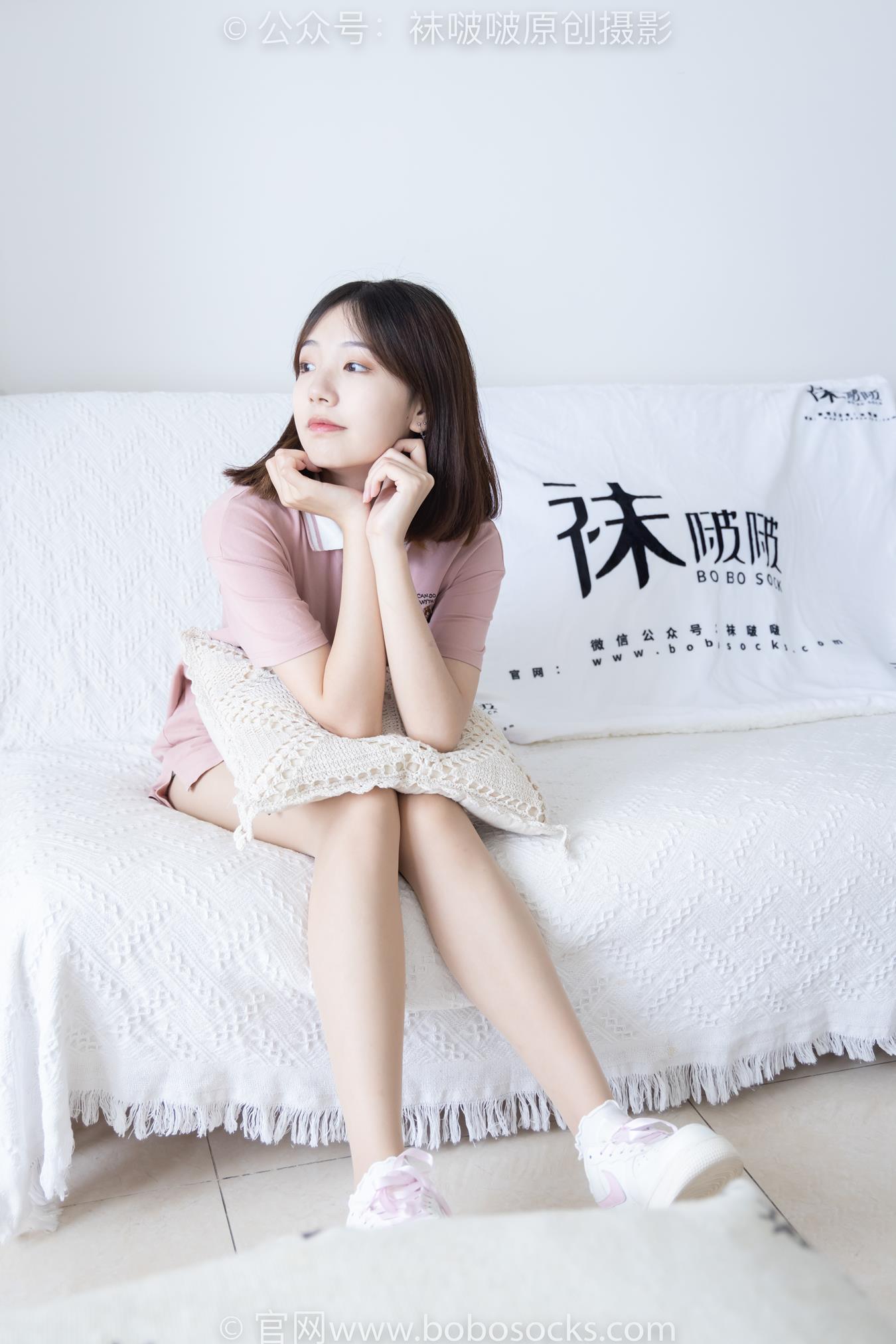 图片[4]-[BoBoSocks袜啵啵]NO.163 小甜豆-空军一号板鞋、白棉袜、肉丝[135P/1V/5.92GB]-美图