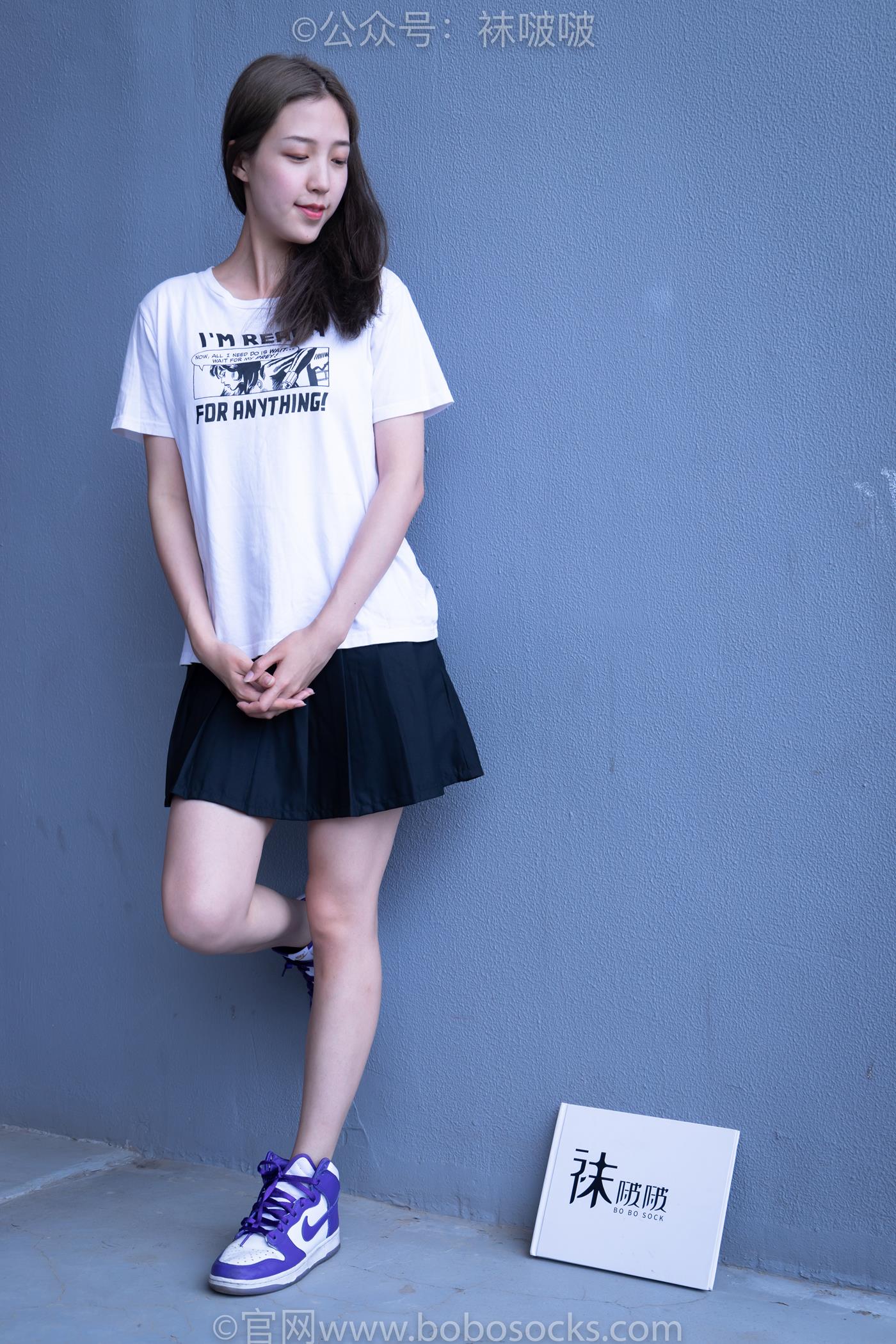 图片[2]-[BoBoSocks袜啵啵]积分限定作品 NO.002 泡芙- AJ、白色棉质船袜、裸足[135P/1.24GB]-美图