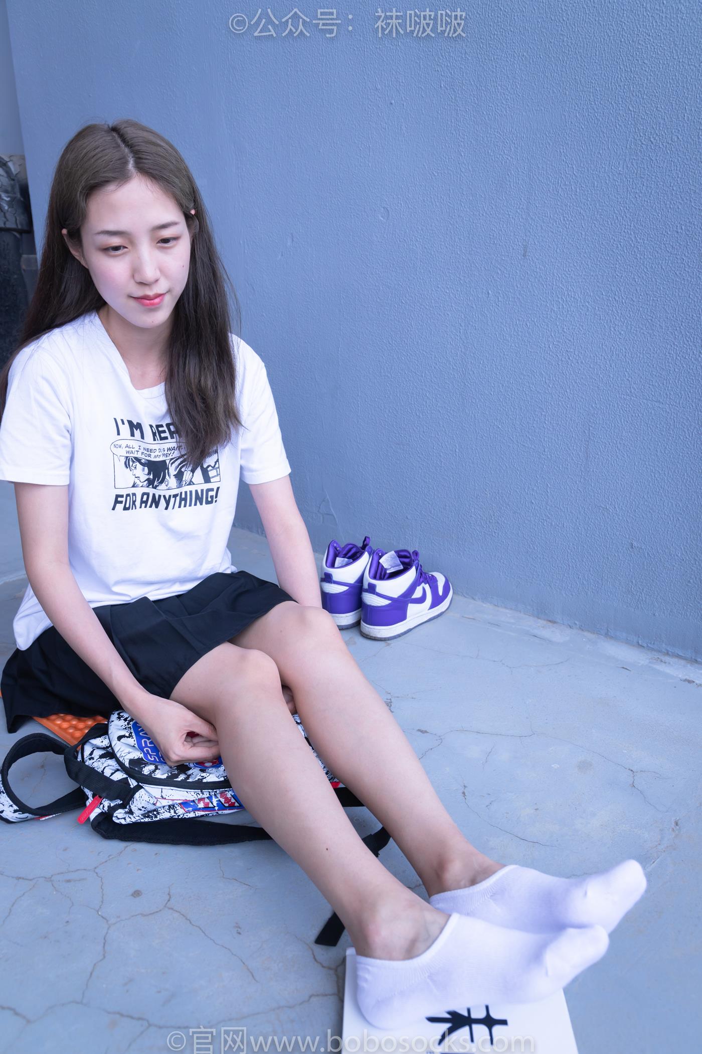 图片[4]-[BoBoSocks袜啵啵]积分限定作品 NO.002 泡芙- AJ、白色棉质船袜、裸足[135P/1.24GB]-美图