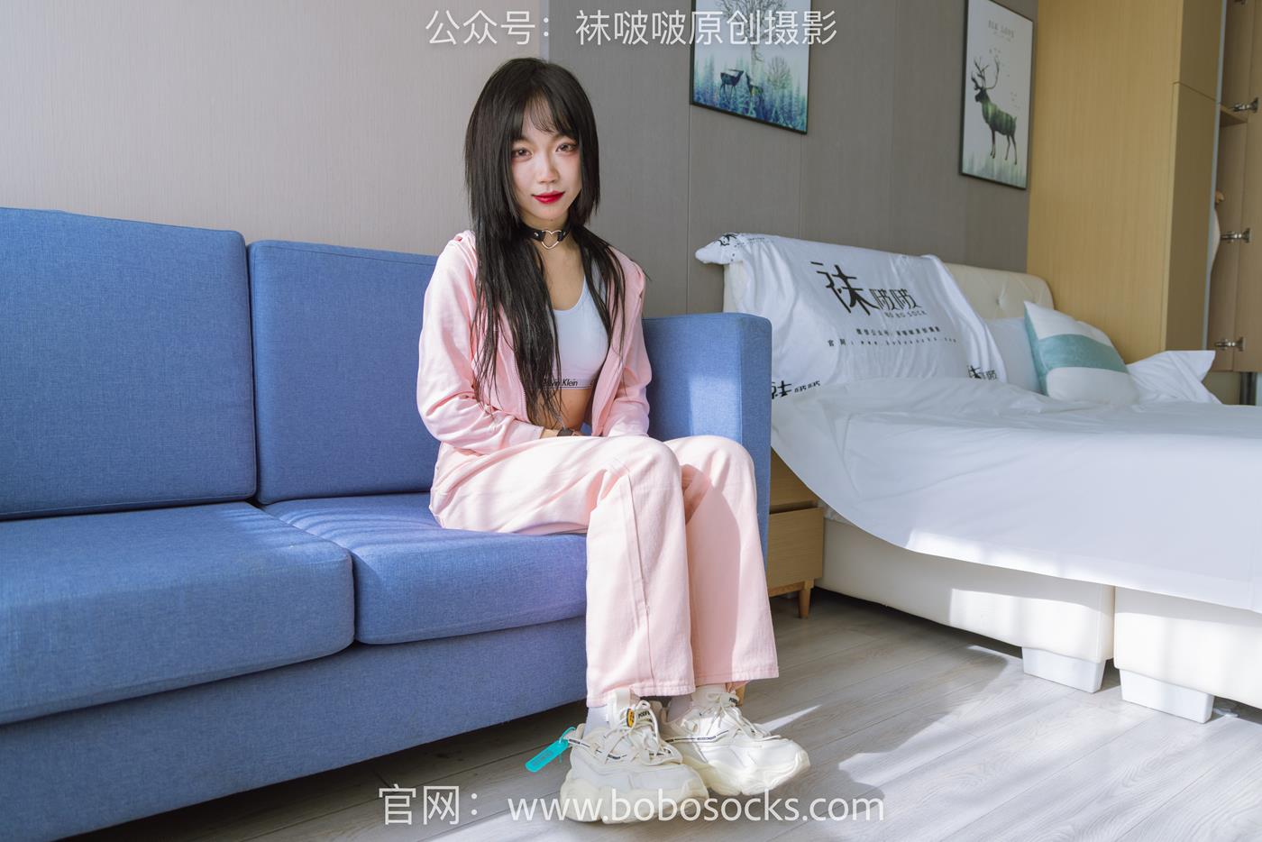 图片[3]-[BoBoSocks袜啵啵]NO.141 周周-运动鞋、白棉袜、裸足[140P/1V/5.57GB]-美图