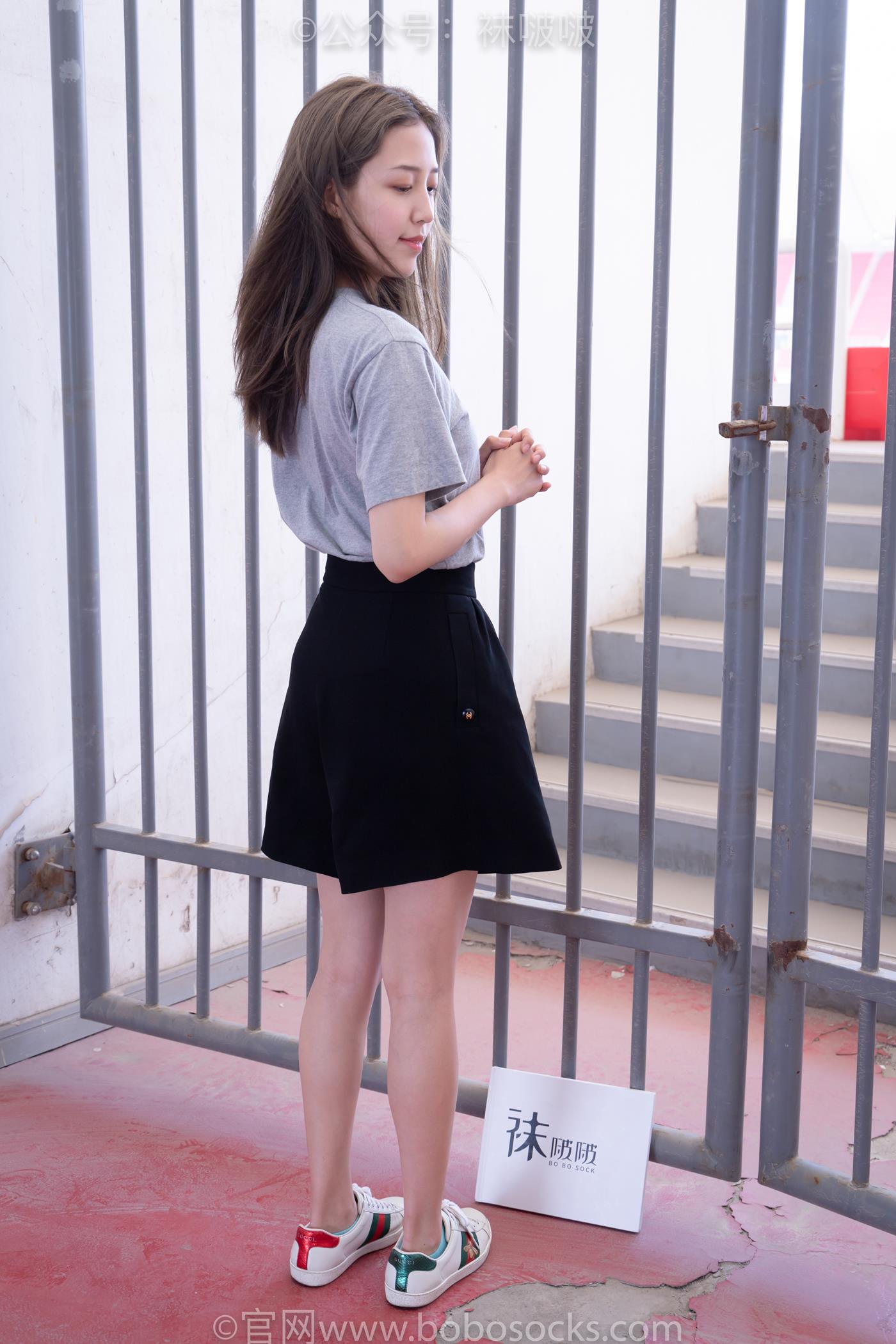 图片[3]-[BoBoSocks袜啵啵]积分限定作品 NO.006 泡芙-板鞋、天蓝色短棉袜、裸足[138P/1.16GB]-美图