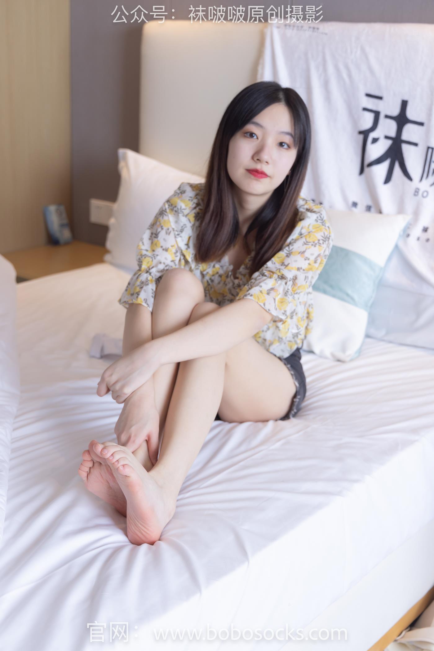 图片[4]-[BoBoSocks袜啵啵]NO.136 小甜豆-高跟长靴、白棉袜、裸足[200P/1V/7.32GB]-美图