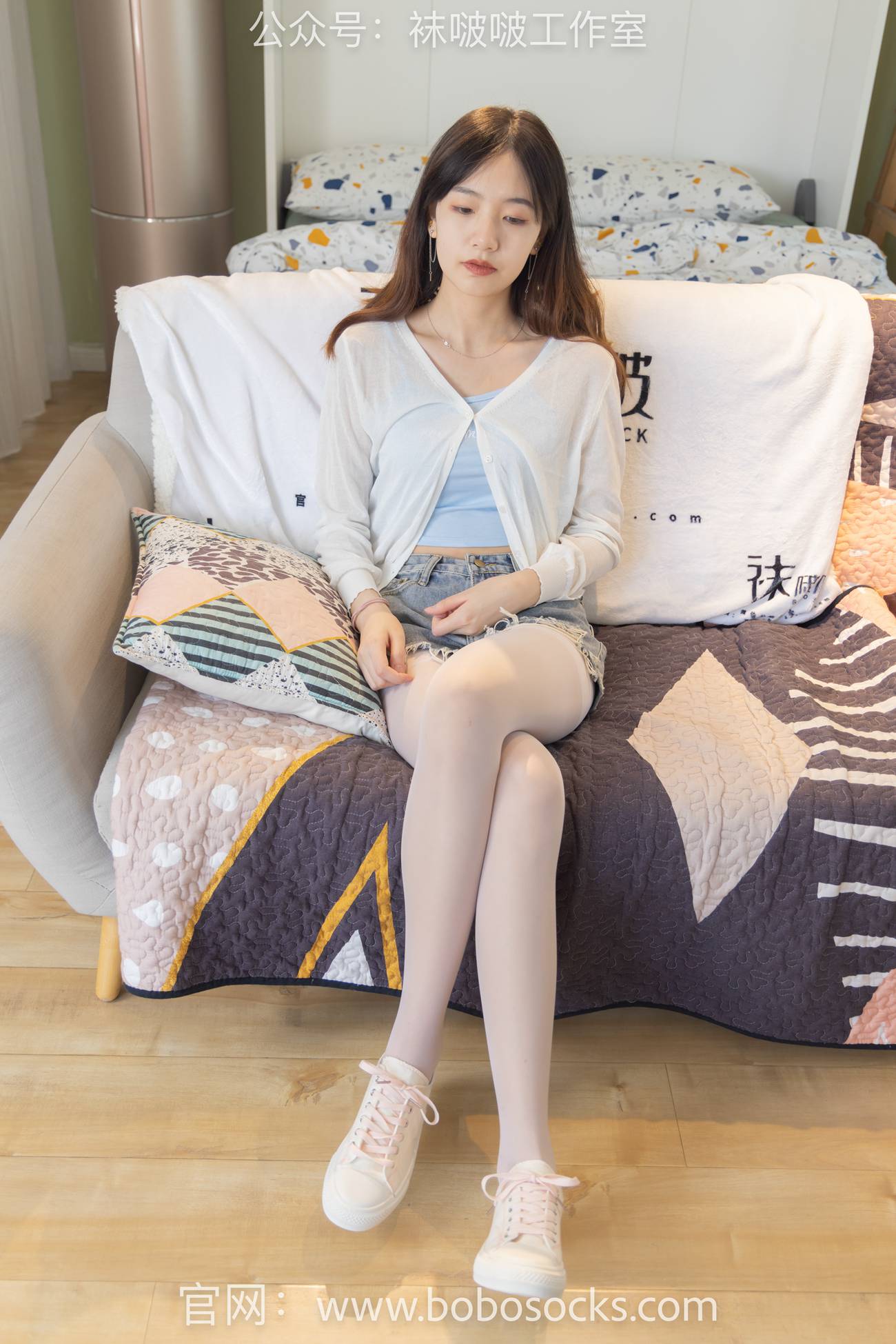 图片[2]-[BoBoSocks袜啵啵]NO.102 小甜豆-板鞋、白丝[140P/1V/5.37GB]-美图