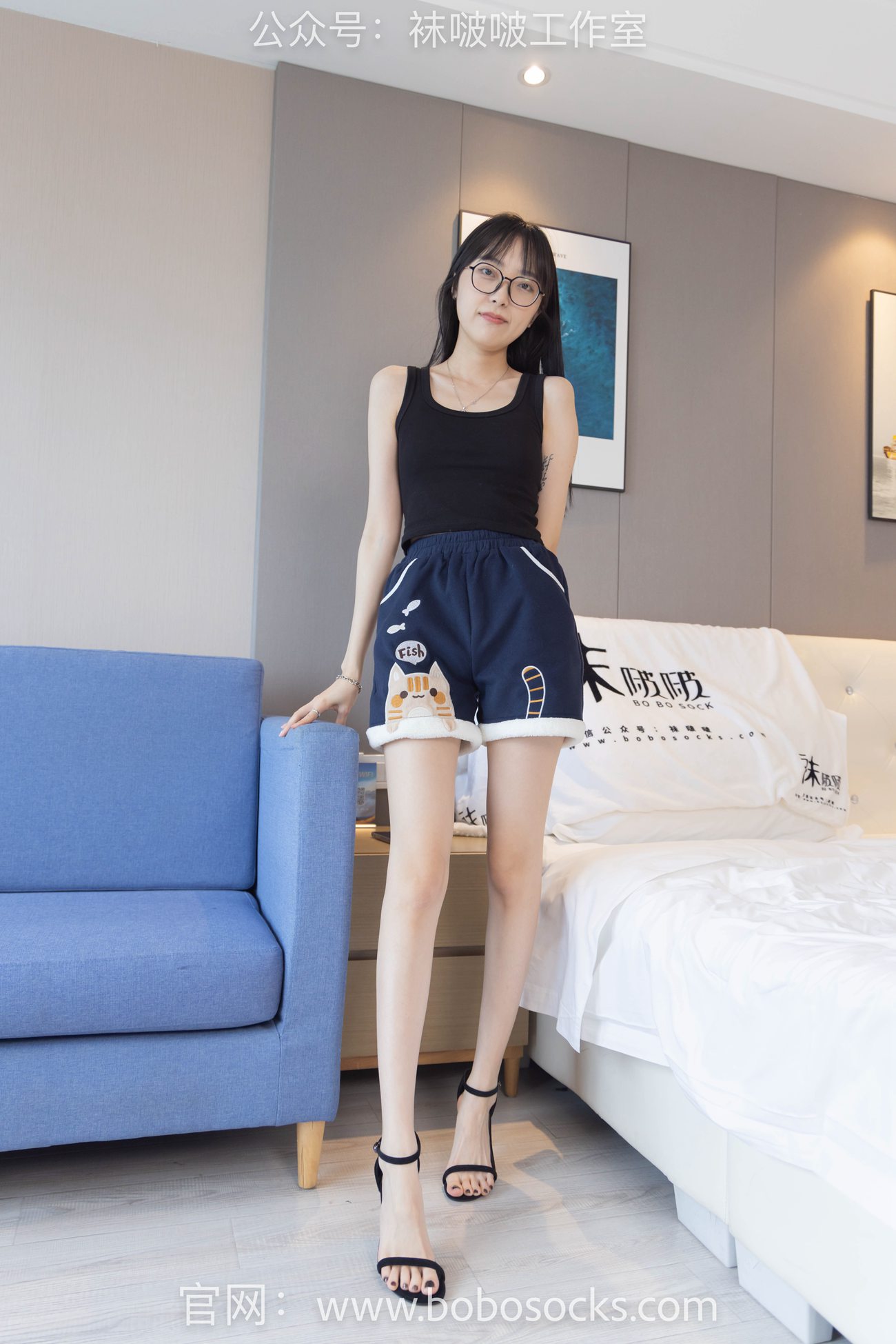 图片[2]-[BoBoSocks袜啵啵]NO.109 稚予-高跟鞋、裸足、裸足涂黑色指甲油剧情[140P/1V/3.67GB]-美图