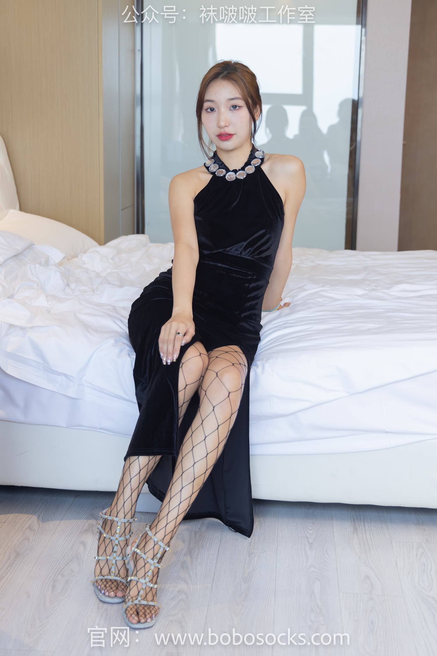 图片[3]-[BoBoSocks袜啵啵]NO.113 果果-高跟鞋、黑色往袜[141P/1V/5.67GB]-美图