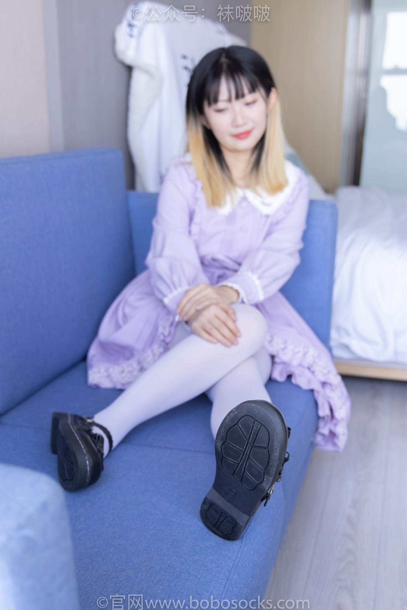 图片[3]-[BoBoSocks袜啵啵]NO.079 砂糖-皮鞋、厚白丝 [140P/1V/6.88GB]-美图