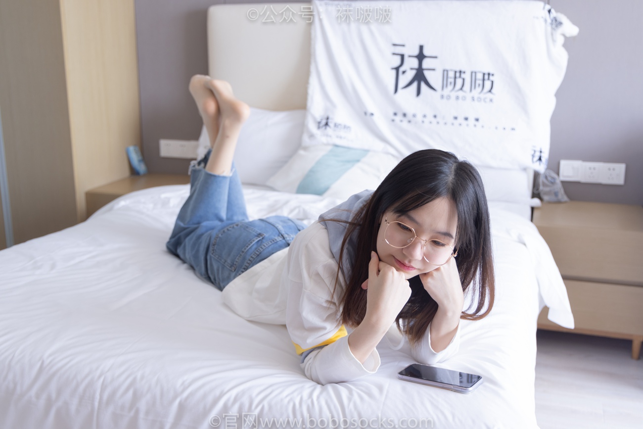 图片[1]-[BoBoSocks袜啵啵]NO.080 小甜豆-帆布鞋、白棉袜、肉丝 [140P/1V/6.63GB]-美图