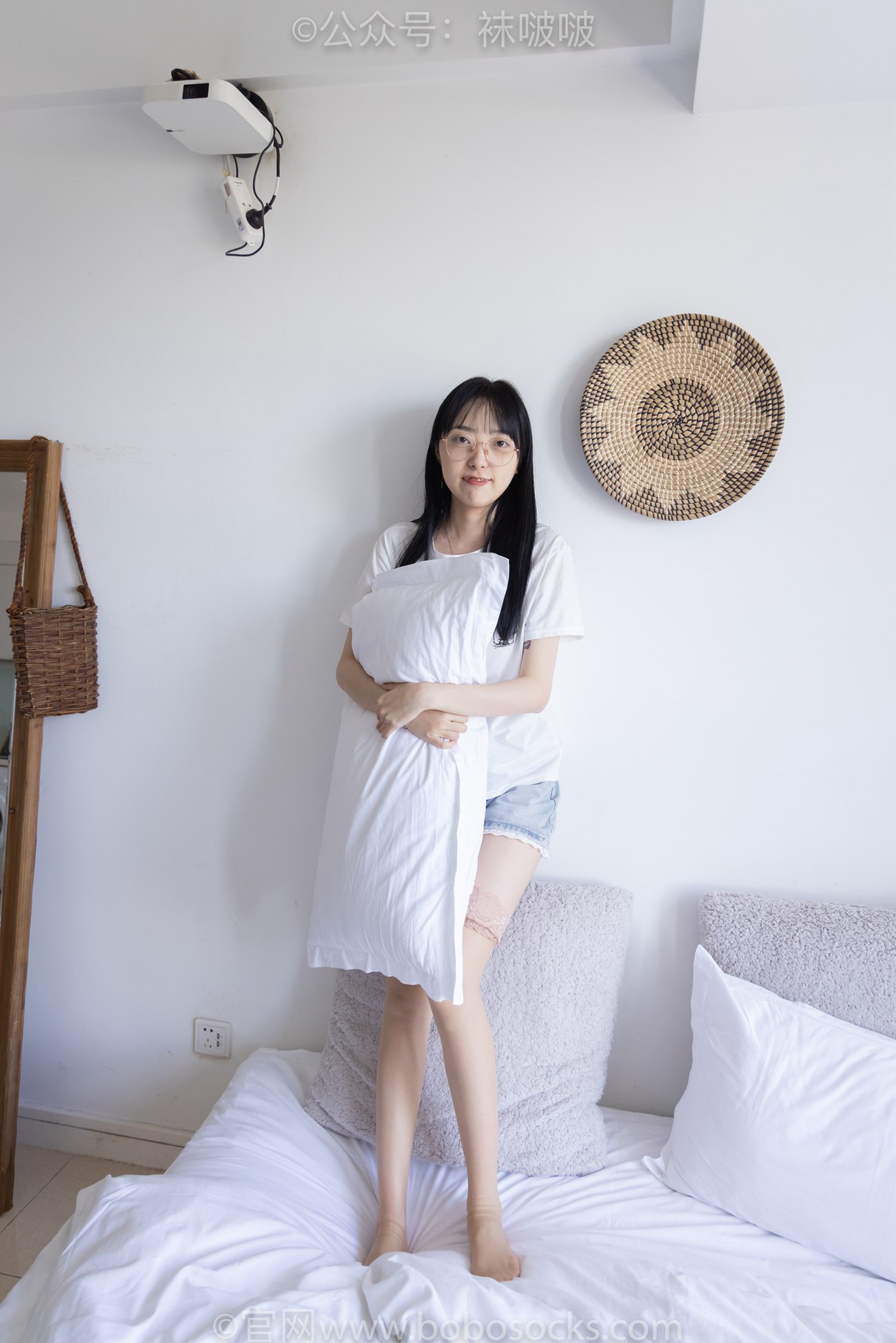 图片[1]-[BoBoSocks袜啵啵]NO.086 稚予-平底鞋、过膝肉丝[130P/1V/4.97GB]-美图