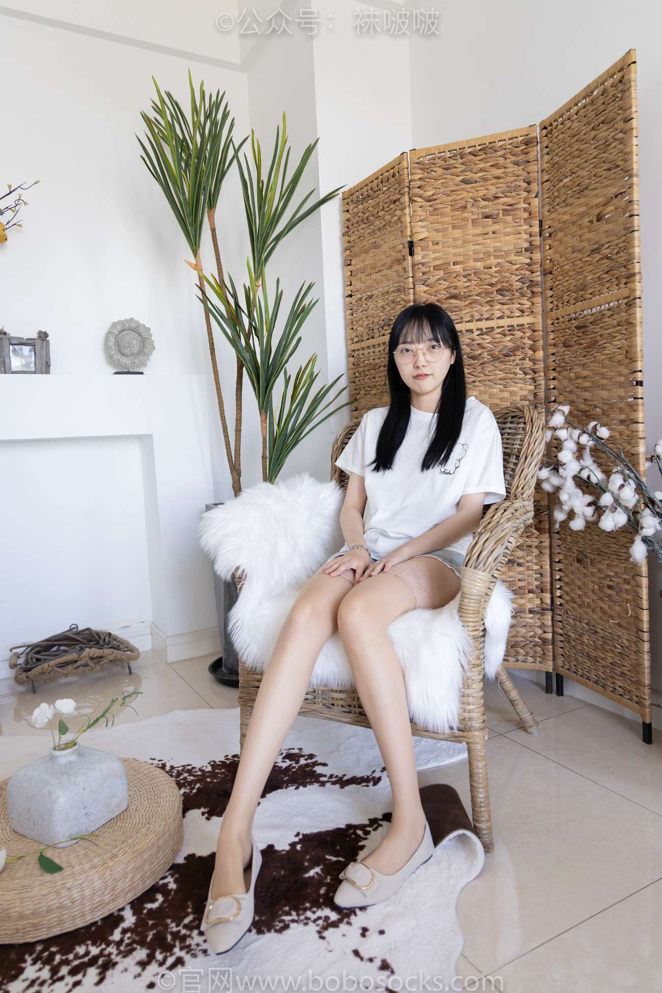 图片[2]-[BoBoSocks袜啵啵]NO.086 稚予-平底鞋、过膝肉丝[130P/1V/4.97GB]-美图