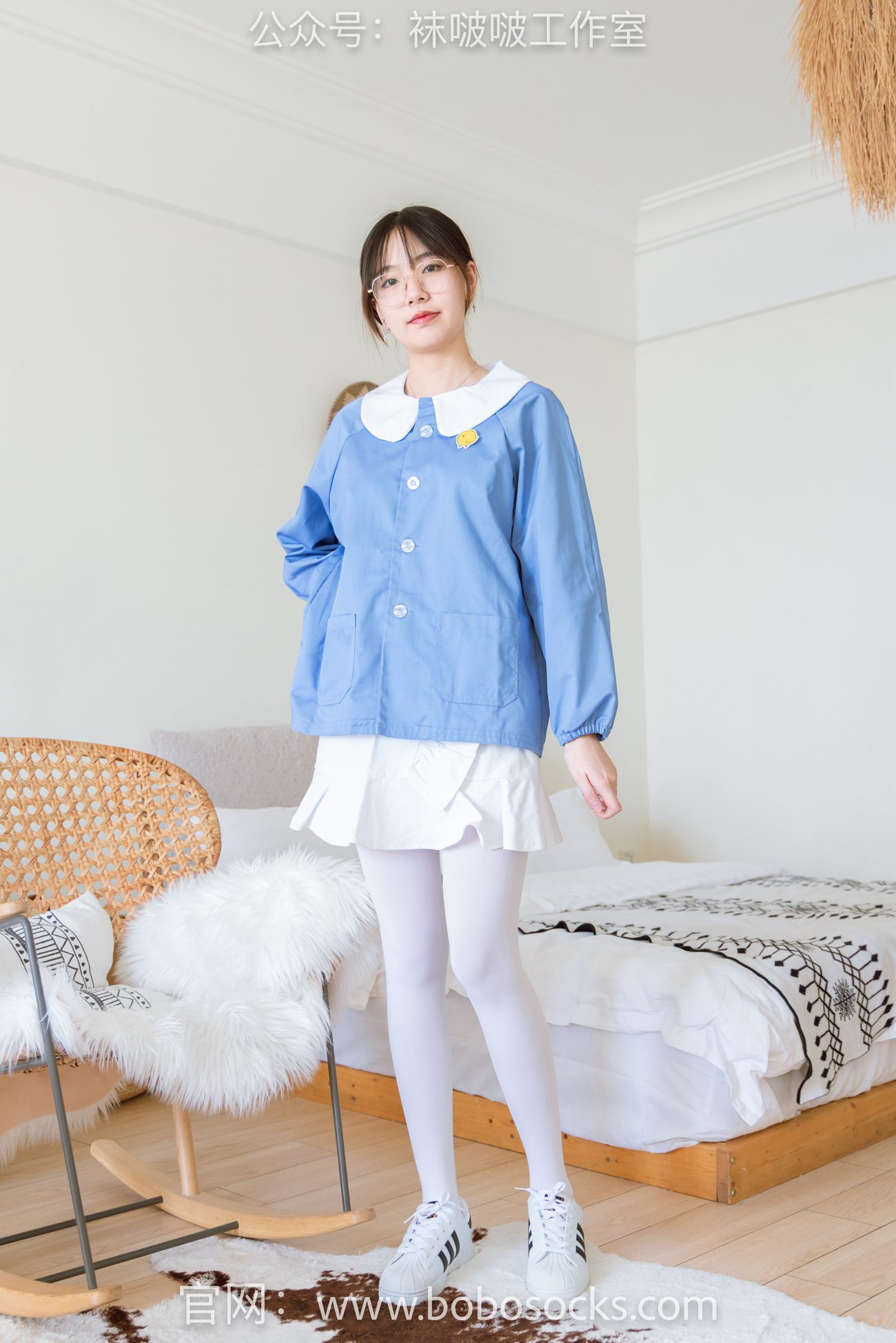 图片[2]-[BoBoSocks袜啵啵]NO.093 小甜豆-贝壳头、厚白丝[132P/1V/5.96GB]-美图