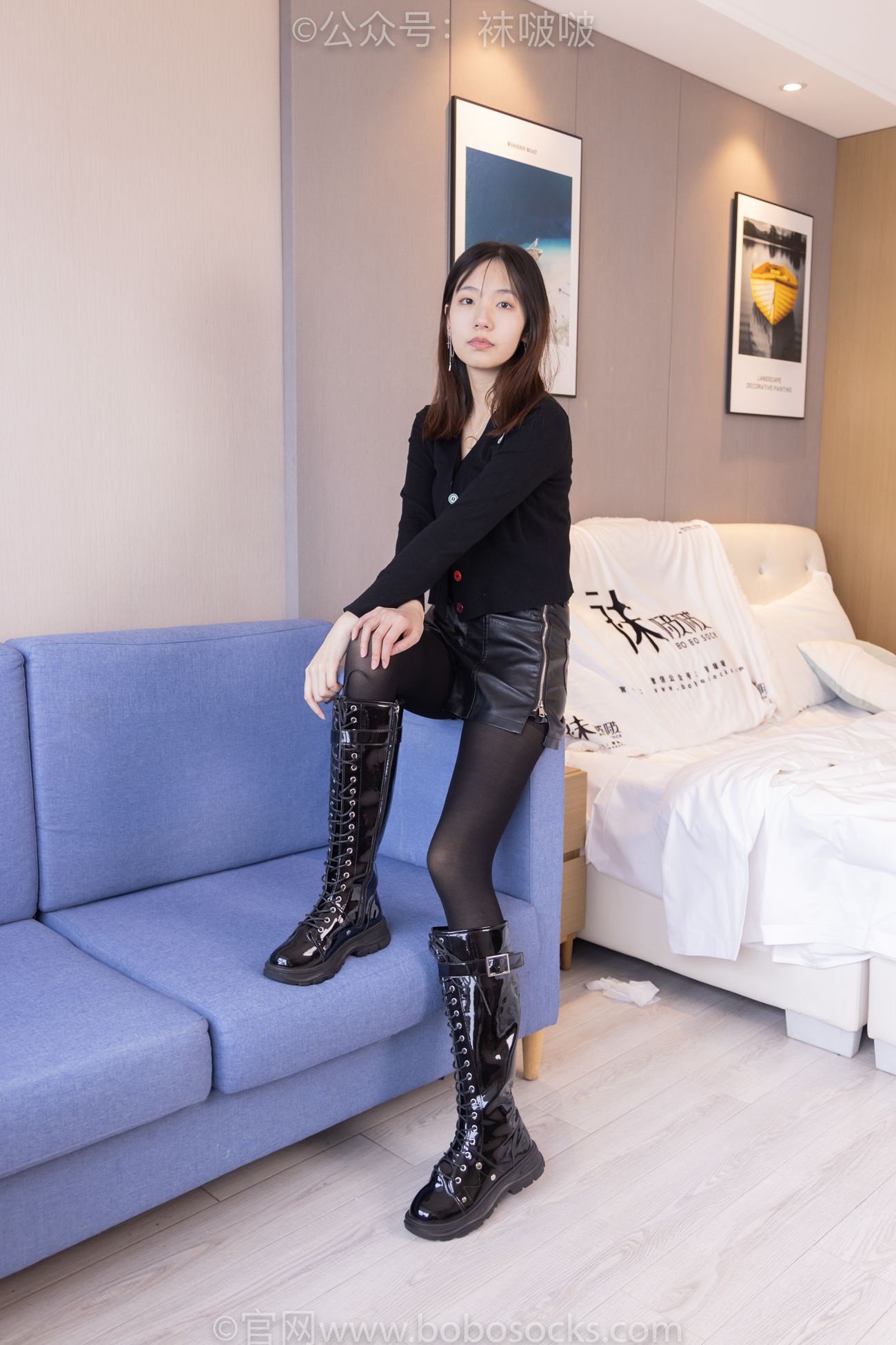 图片[3]-[BoBoSocks袜啵啵]NO.072 小甜豆-两双长靴、厚黑丝、厚肉丝 [144P/1V/6.59GB]-美图