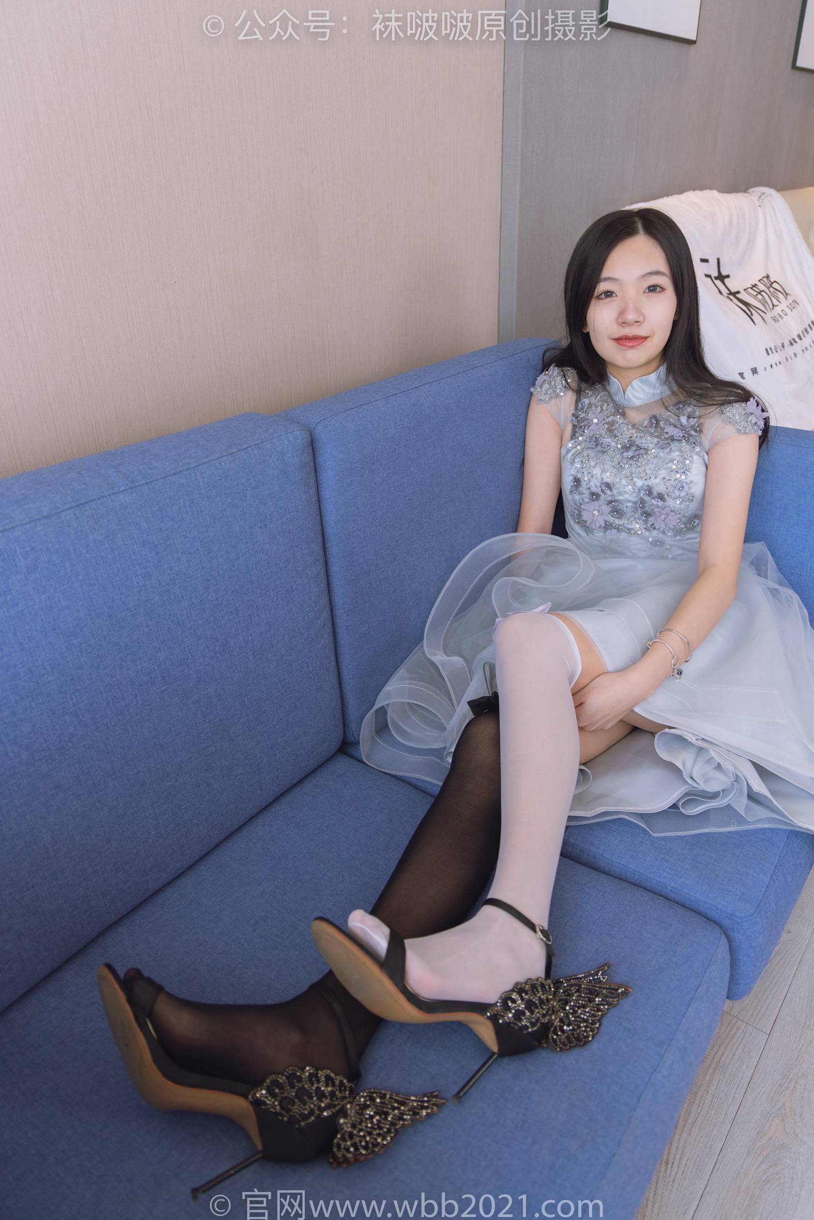 图片[4]-[BoBoSocks袜啵啵]NO.356 小甜豆-高跟鞋、黑白丝大腿袜[150P/1V/6.29GB]-美图