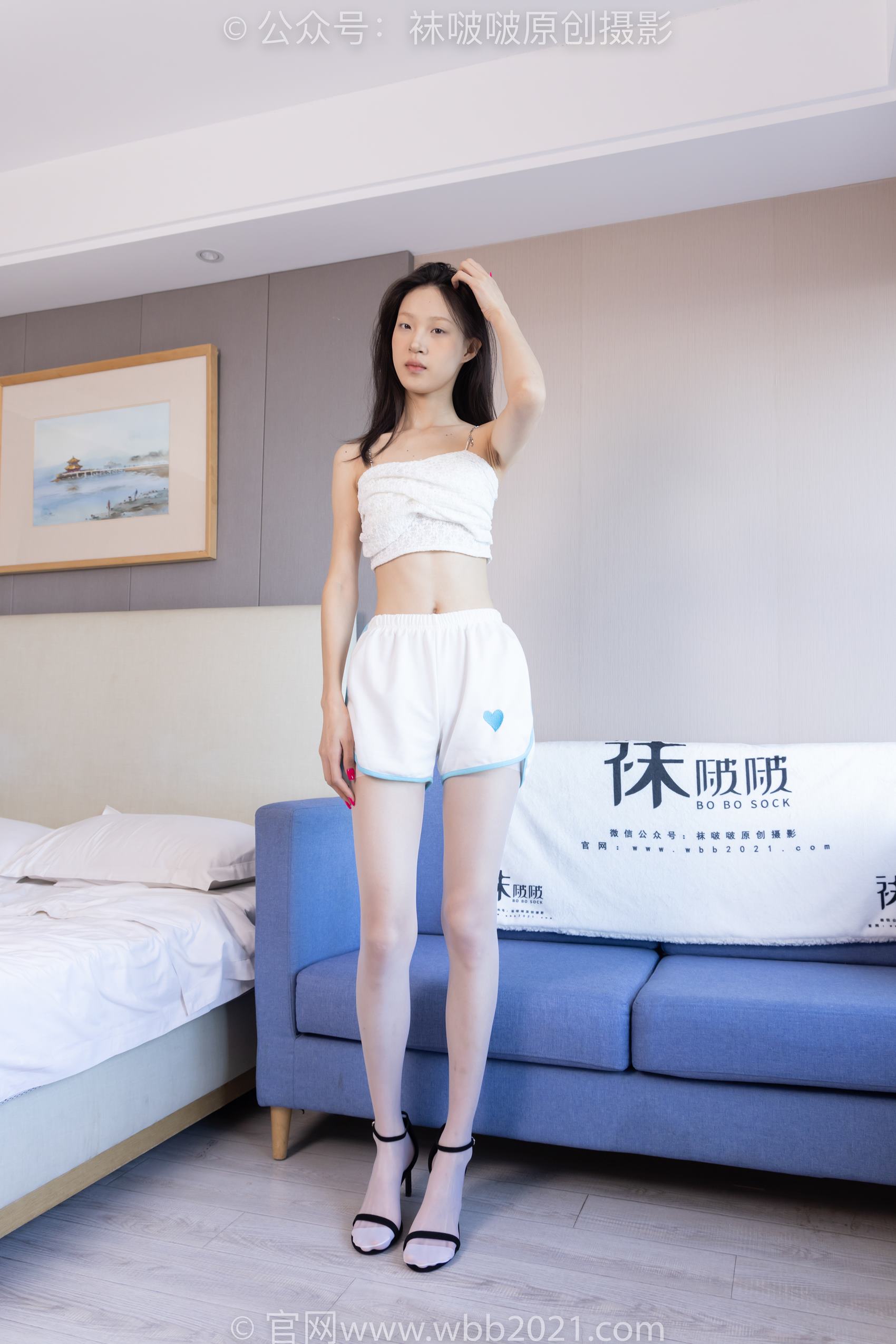 图片[2]-[BoBoSocks袜啵啵]NO.360 雪糕-高跟鞋、白丝、灰丝[155P/1V/5.85GB]-美图