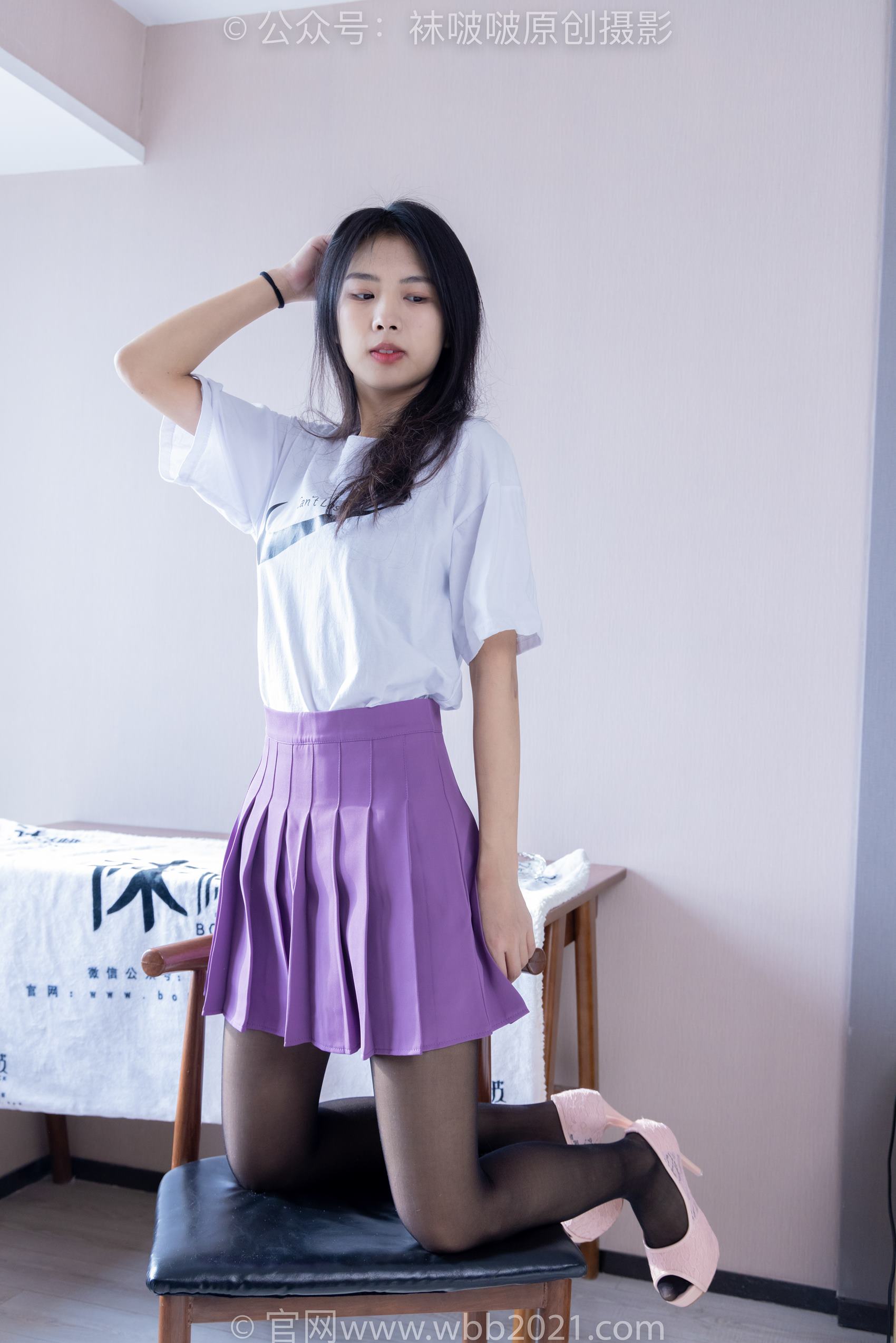 图片[3]-[BoBoSocks袜啵啵]NO.364 奶油-高跟鞋、黑丝[170P/1V/6.70GB]-美图