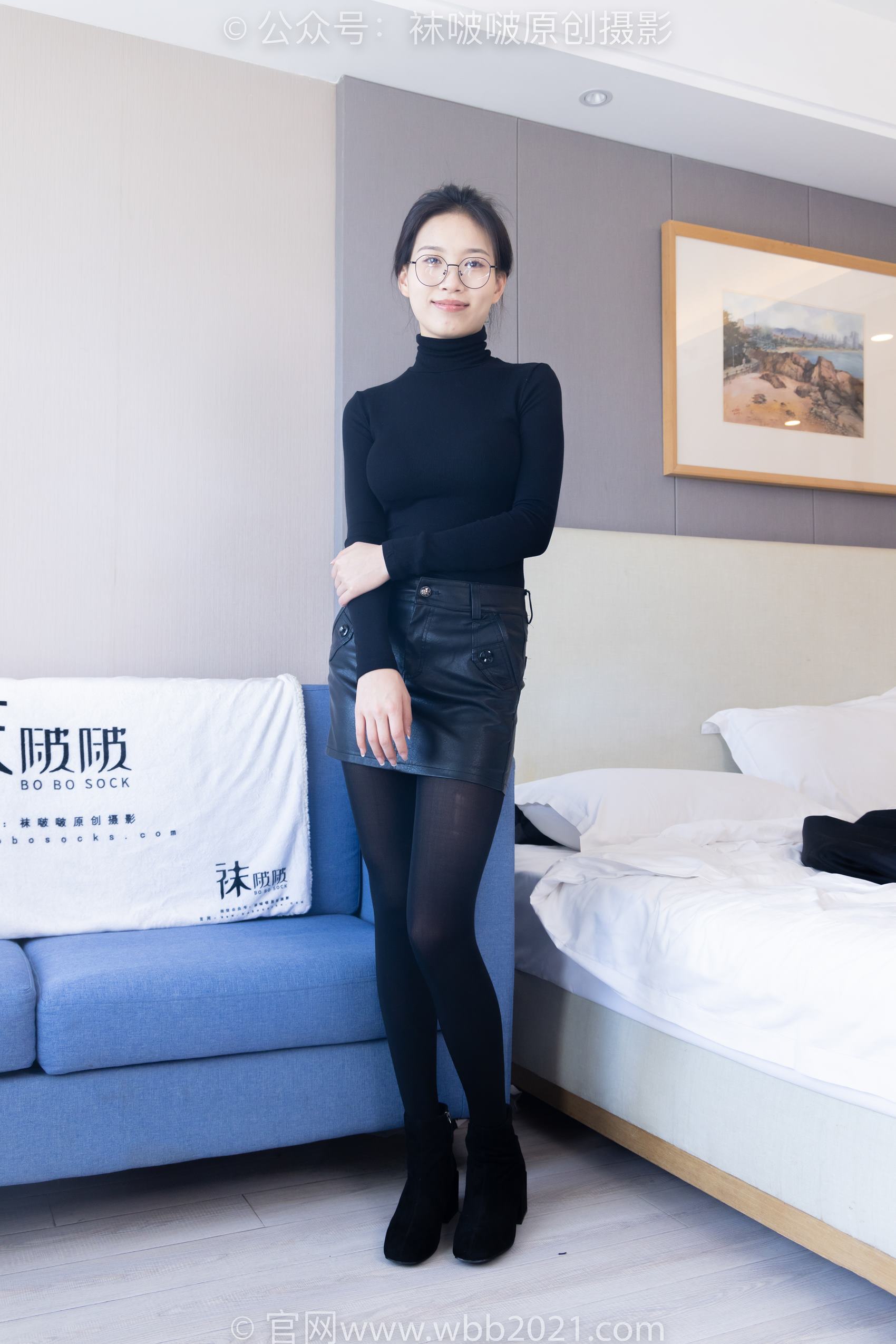 图片[2]-[BoBoSocks袜啵啵]NO.365 芝士-短靴、平底鞋、厚黑丝、厚灰丝[140P/1V/6.33GB]-美图