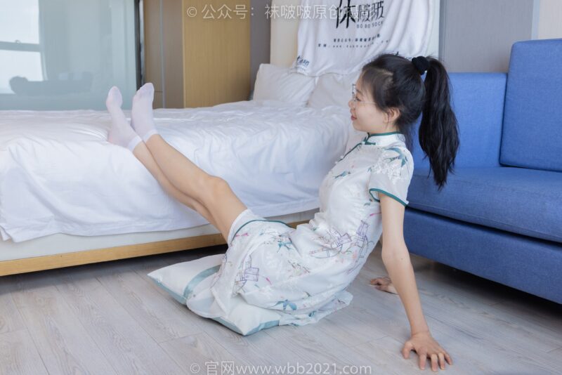 [BoBoSocks袜啵啵]NO.371 芝士-平底鞋、高跟凉鞋、厚白丝小腿袜、短白丝[140P/1V/6.03GB]-美图