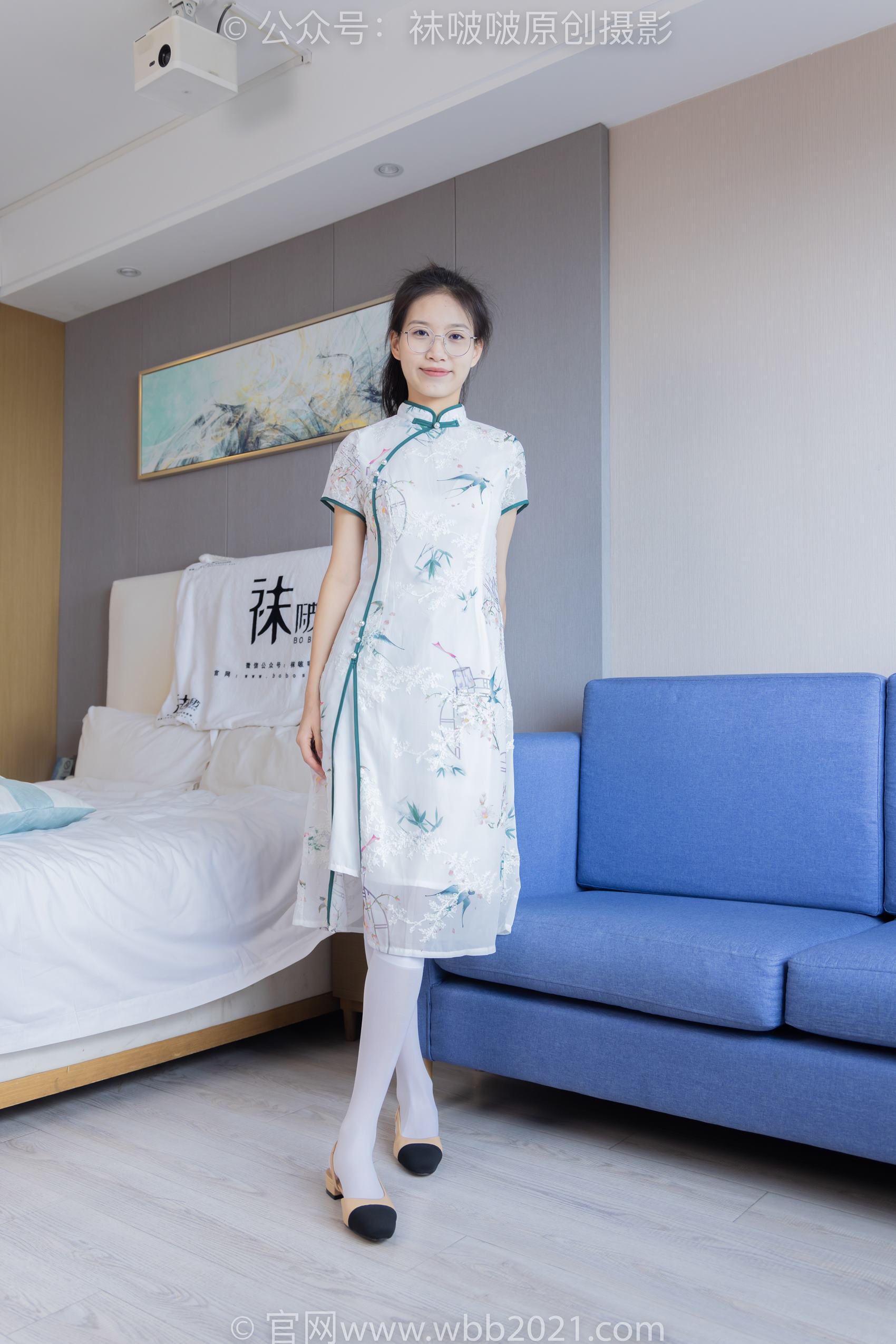 图片[2]-[BoBoSocks袜啵啵]NO.371 芝士-平底鞋、高跟凉鞋、厚白丝小腿袜、短白丝[140P/1V/6.03GB]-美图