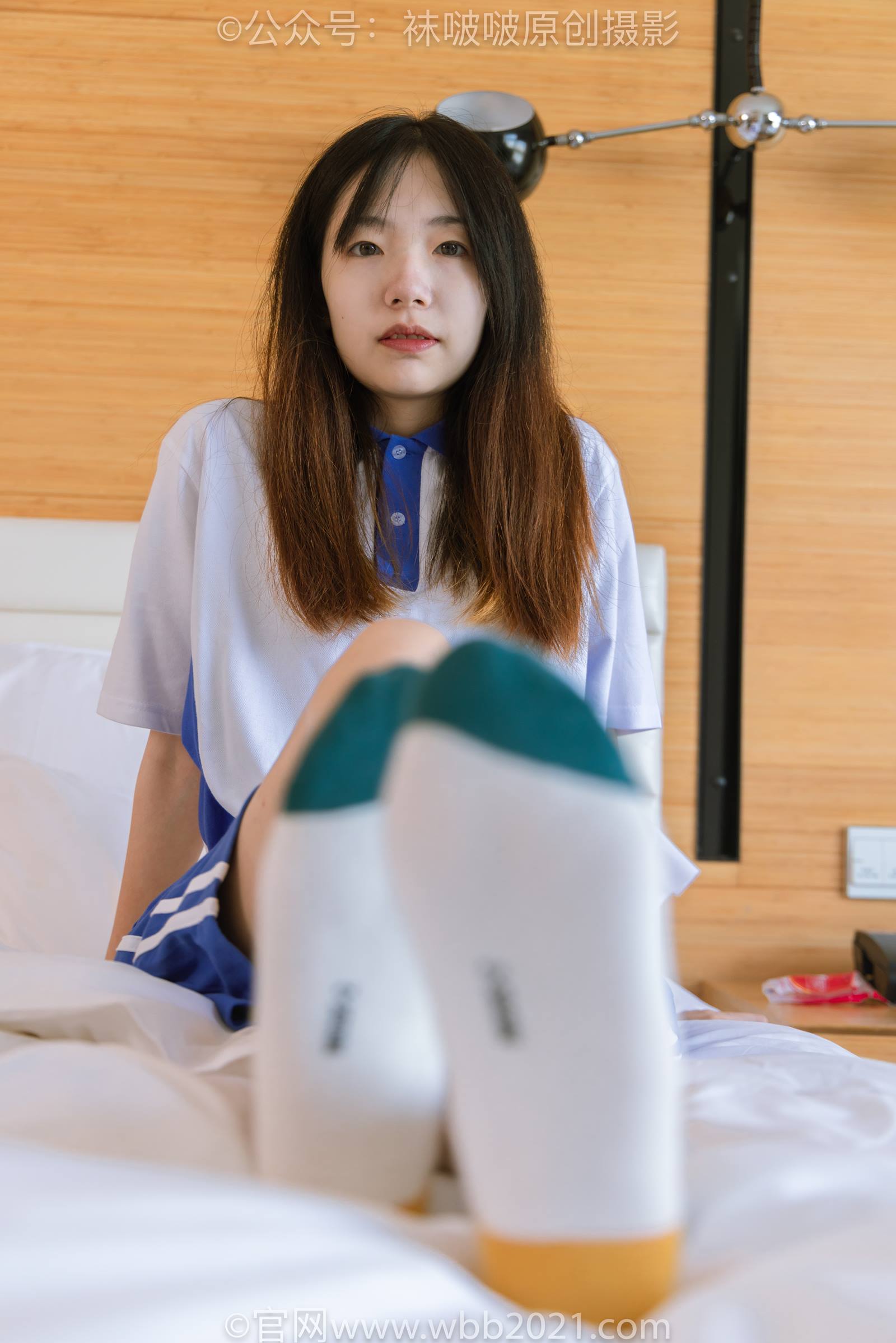 图片[4]-[BoBoSocks袜啵啵]NO.336 小甜豆-校服、帆布鞋、白棉袜、裸足[140P/1V/6.71GB]-美图