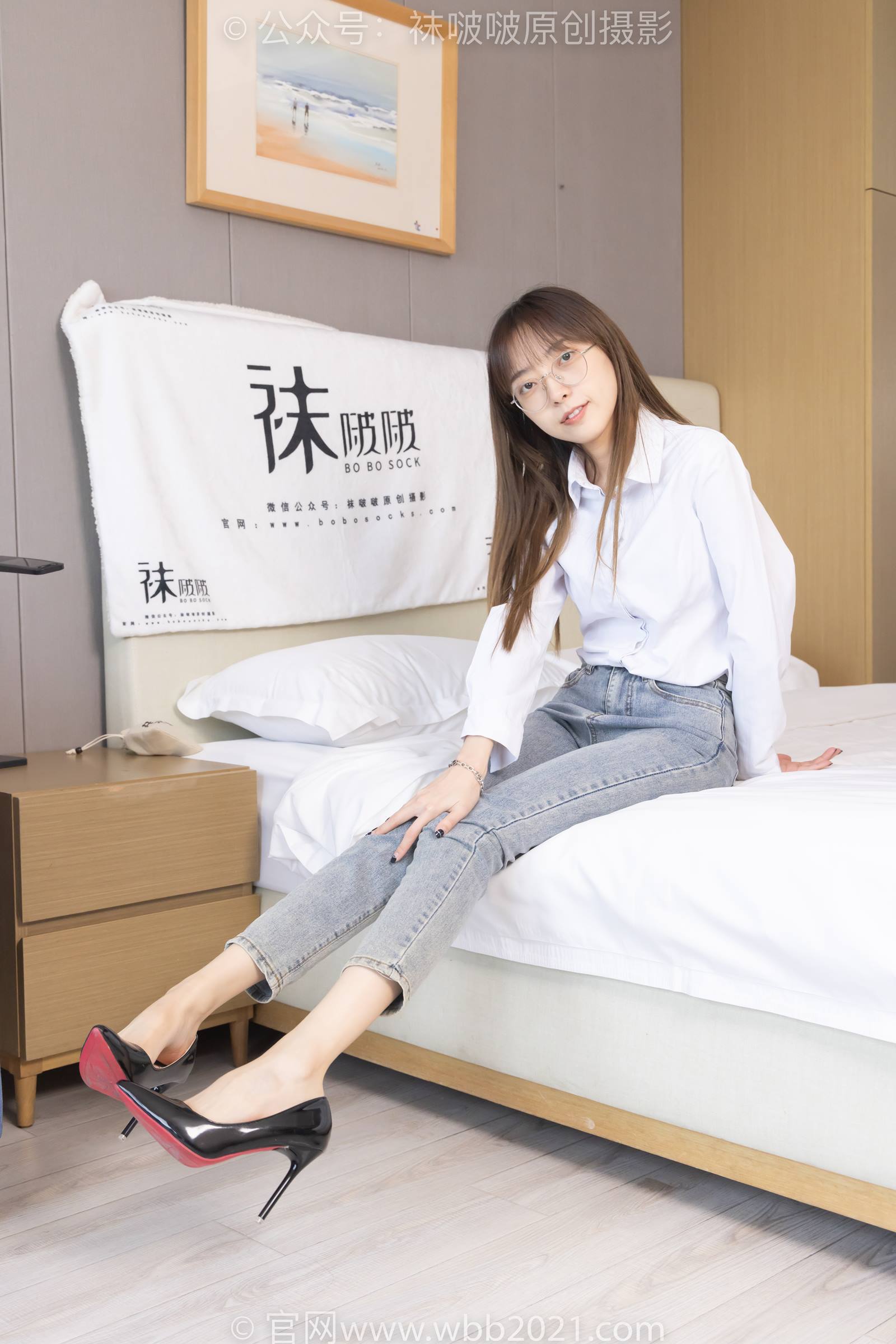 图片[2]-[BoBoSocks袜啵啵]NO.337 稚予-高跟鞋、高跟凉鞋、黑丝、裤里丝、裸足[200P/1V/7.95GB]-美图