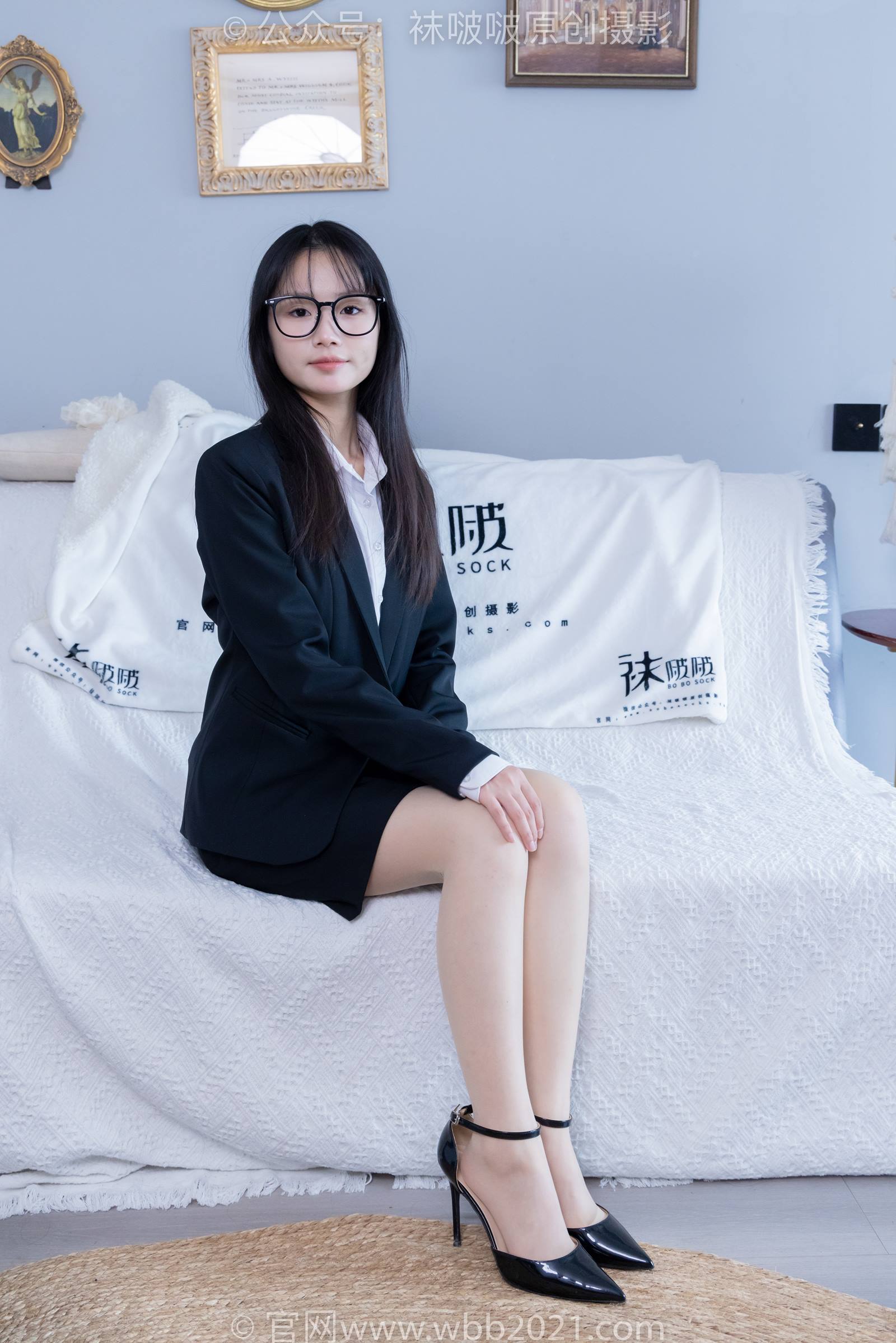 图片[2]-[BoBoSocks袜啵啵]NO.338 甜甜圈-高跟鞋、肉丝、ol风[150P/1V/6.54GB]-美图