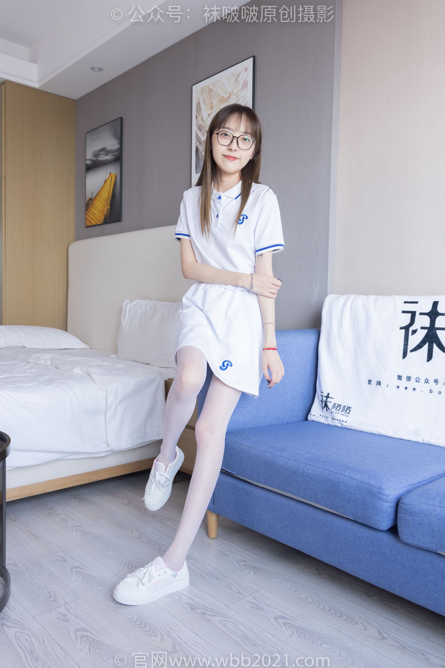 图片[2]-[BoBoSocks袜啵啵]NO.344 稚予-板鞋、平底鞋、白丝[150P/1V/6.42GB]-美图