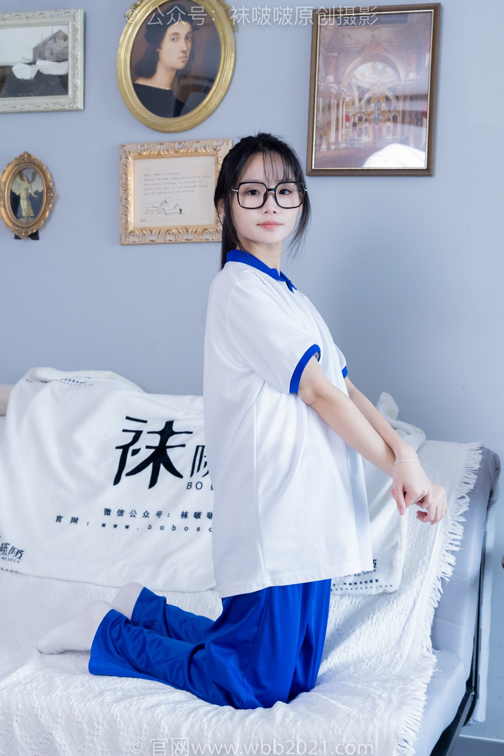 图片[1]-[BoBoSocks袜啵啵]NO.351 甜甜圈-板鞋、白棉袜、肉丝、校服裤里丝[150P/1V/6.88GB]-美图