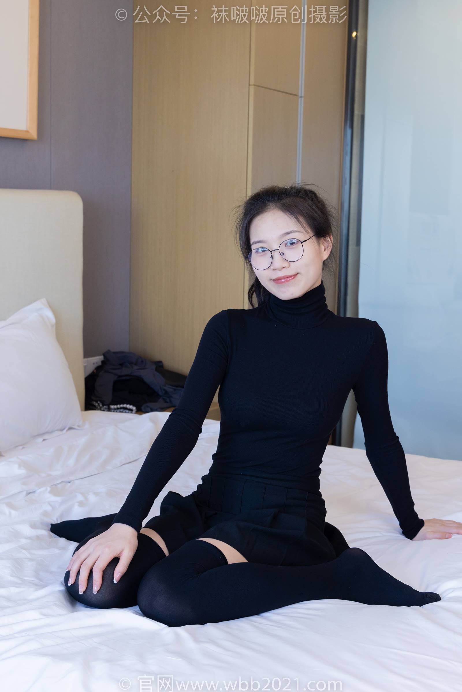 图片[1]-[BoBoSocks袜啵啵]NO.313 芝士-皮鞋、平底鞋、厚黑丝、厚黑丝大腿袜[150P/1V/6.30GB]-美图