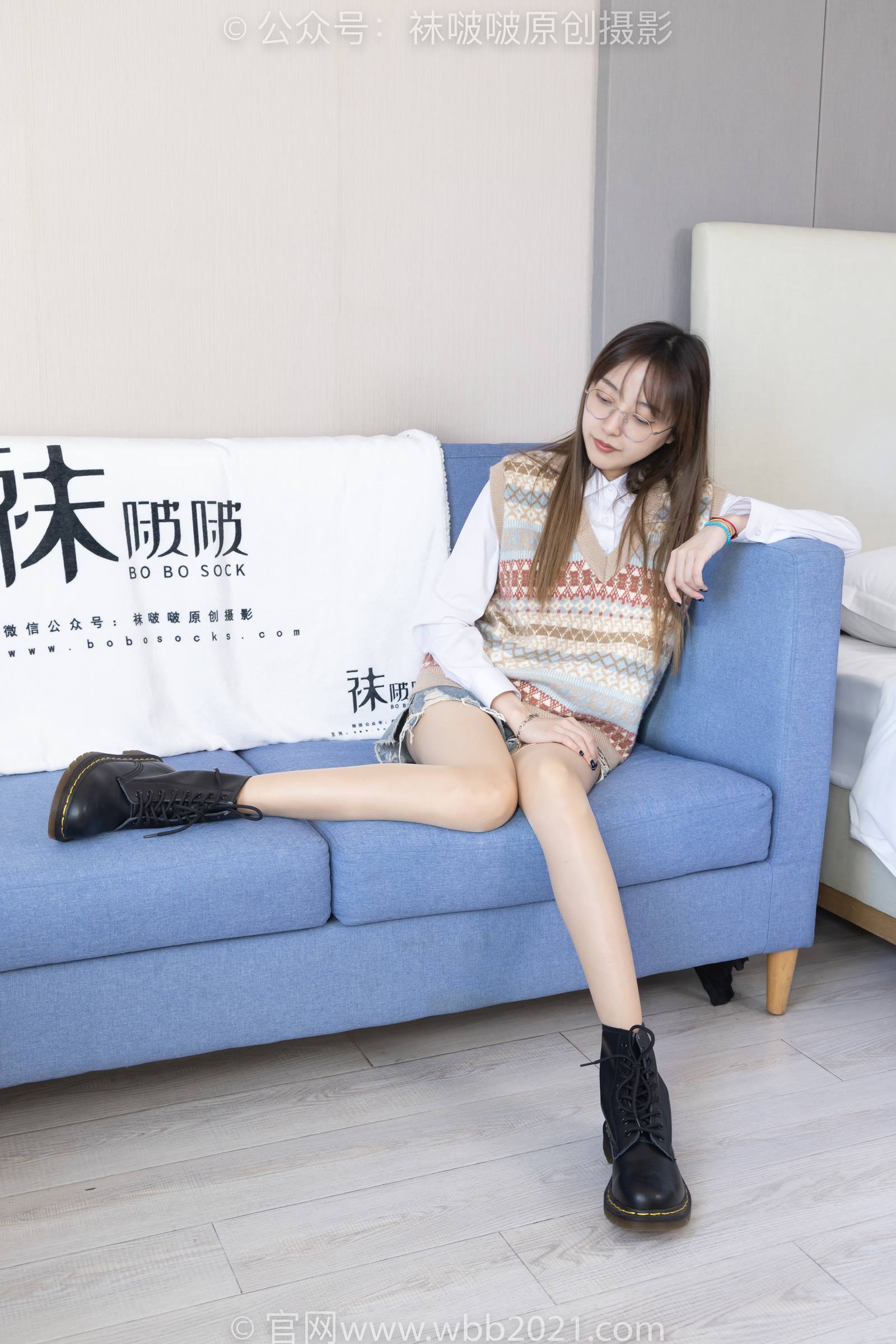 图片[4]-[BoBoSocks袜啵啵]NO.316 稚予-运动鞋、马丁靴、肉丝[160P/1V/6.36GB]-美图