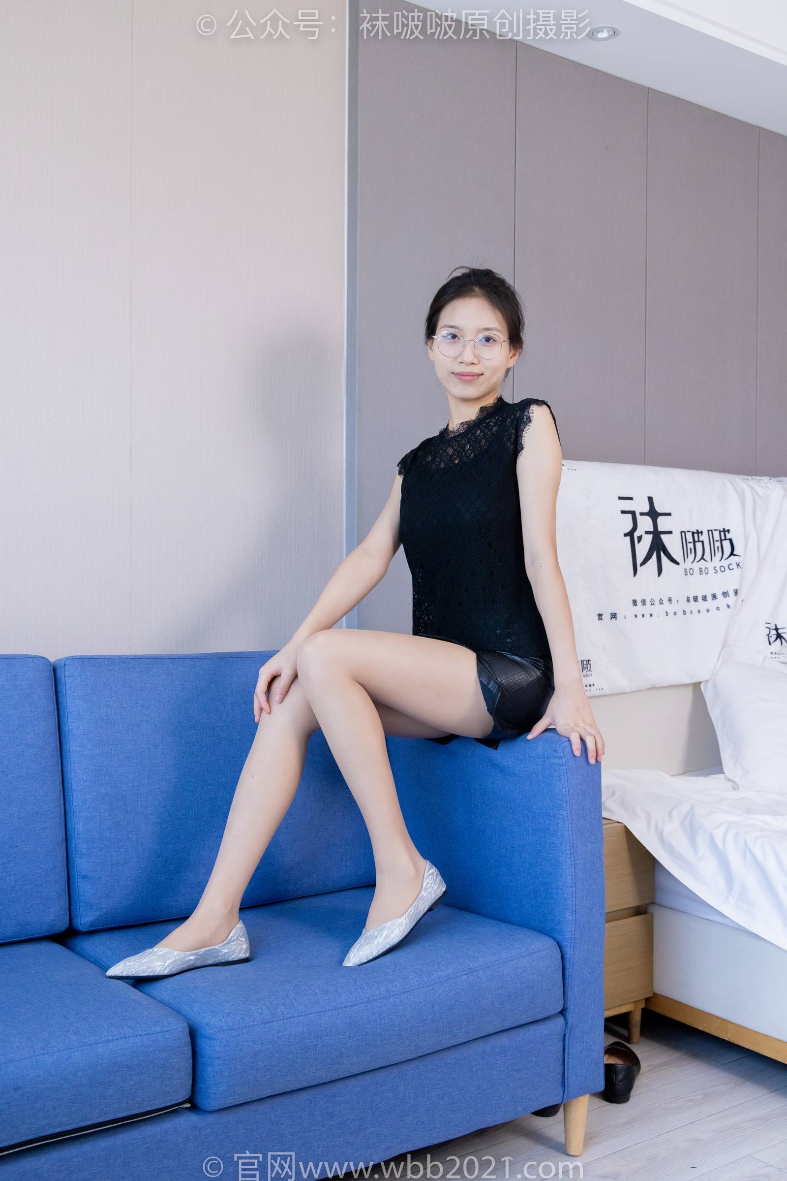 图片[3]-[BoBoSocks袜啵啵]NO.318 芝士-两双平底鞋、肉丝、油亮肉丝[149P/1V/7.10GB]-美图