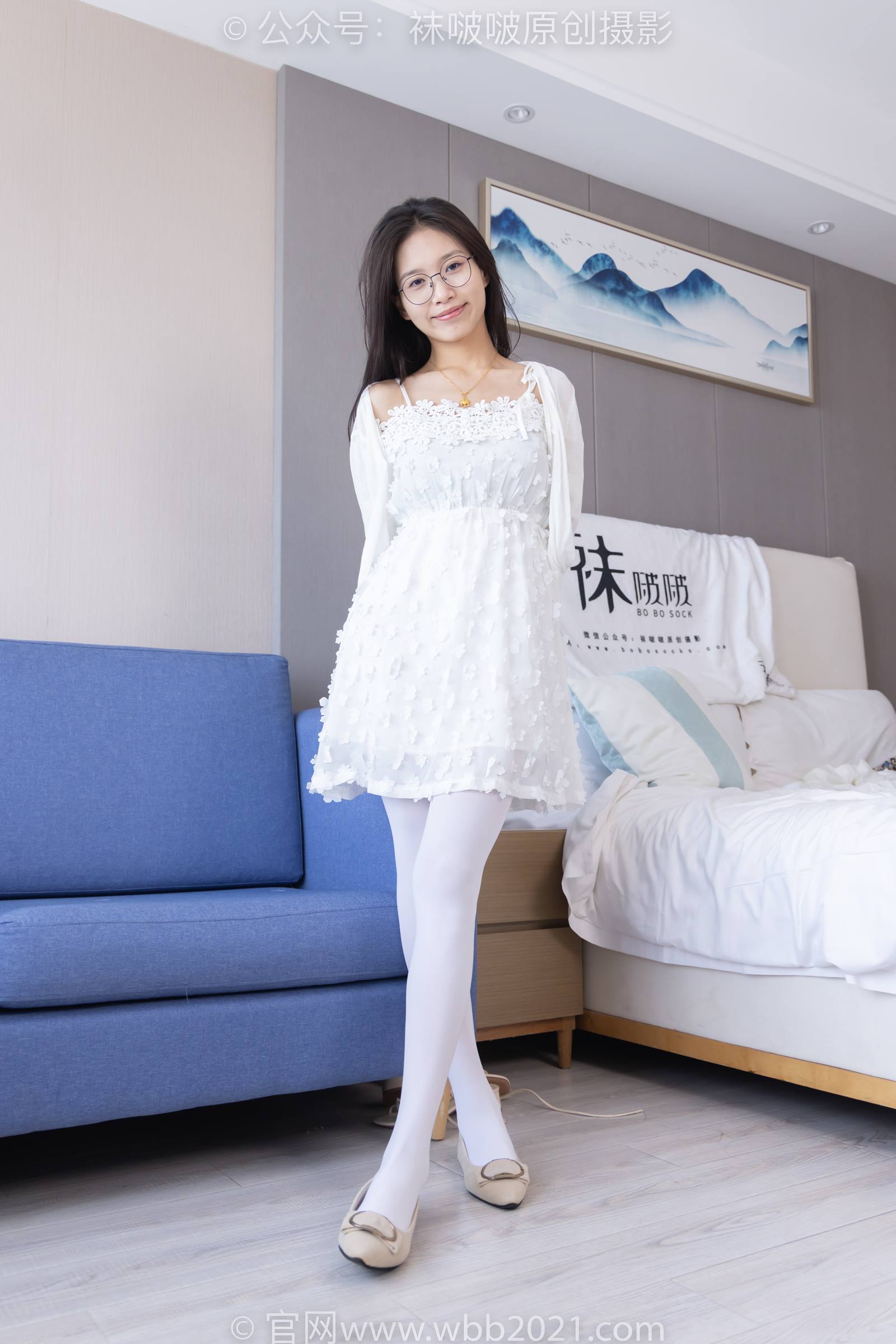 图片[2]-[BoBoSocks袜啵啵]NO.322 芝士-两双平底鞋、厚白丝[140P/1V/5.76GB]-美图