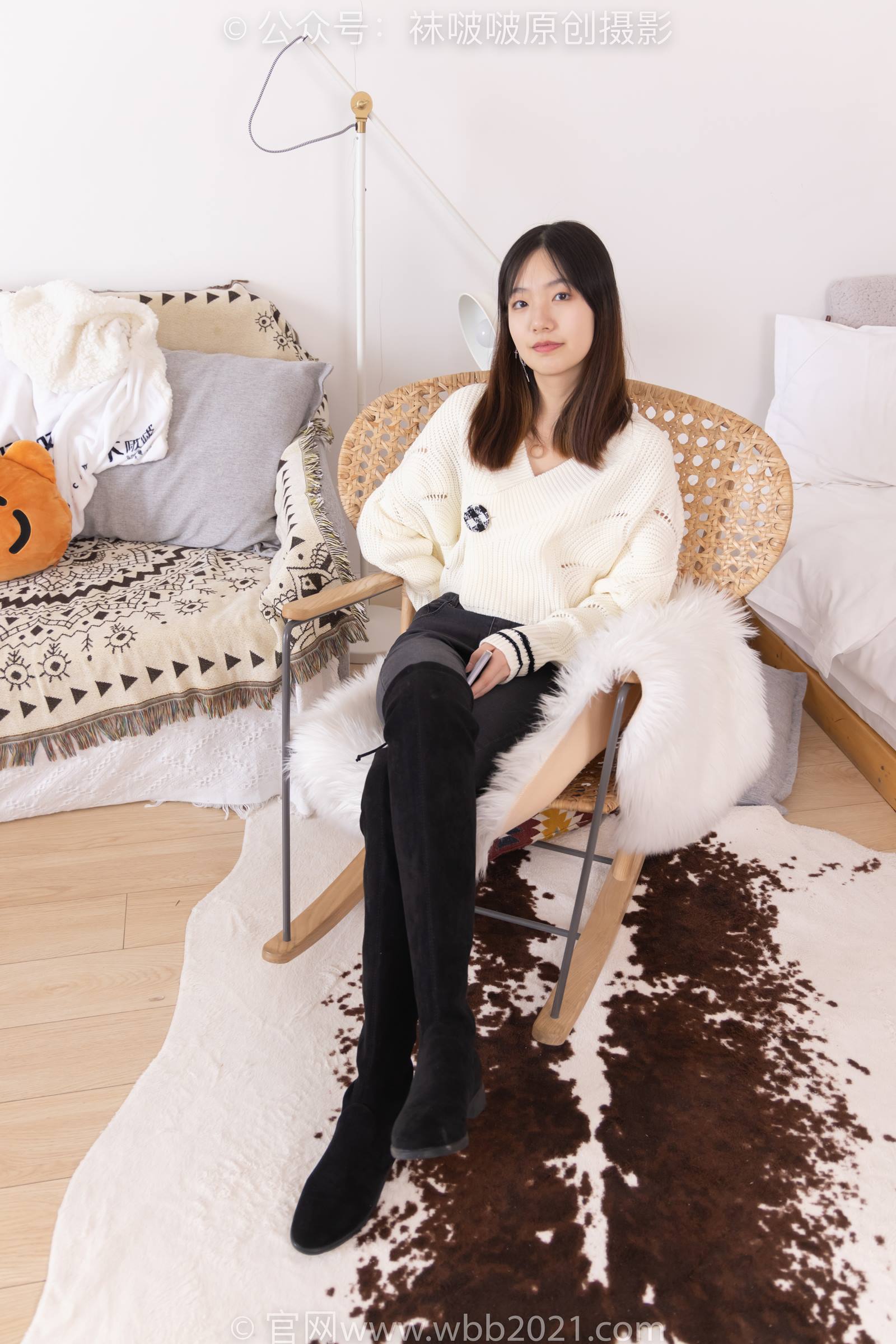 图片[2]-[BoBoSocks袜啵啵]NO.326 小甜豆-长靴、油亮灰丝、裤里丝[155P/1V/5.91GB]-美图