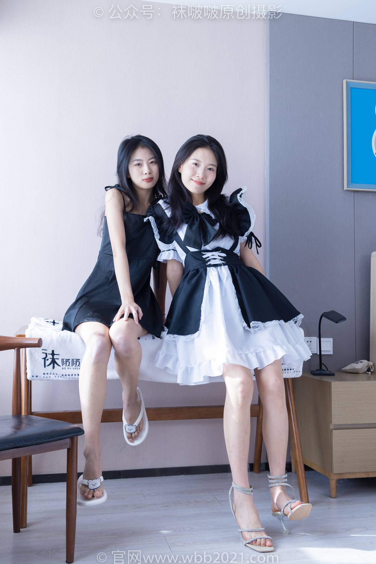 图片[2]-[BoBoSocks袜啵啵]NO.328 芝士奶油-高跟鞋、拖鞋、黑丝、油亮黑、裸足[190P/1V/8.03GB]-美图