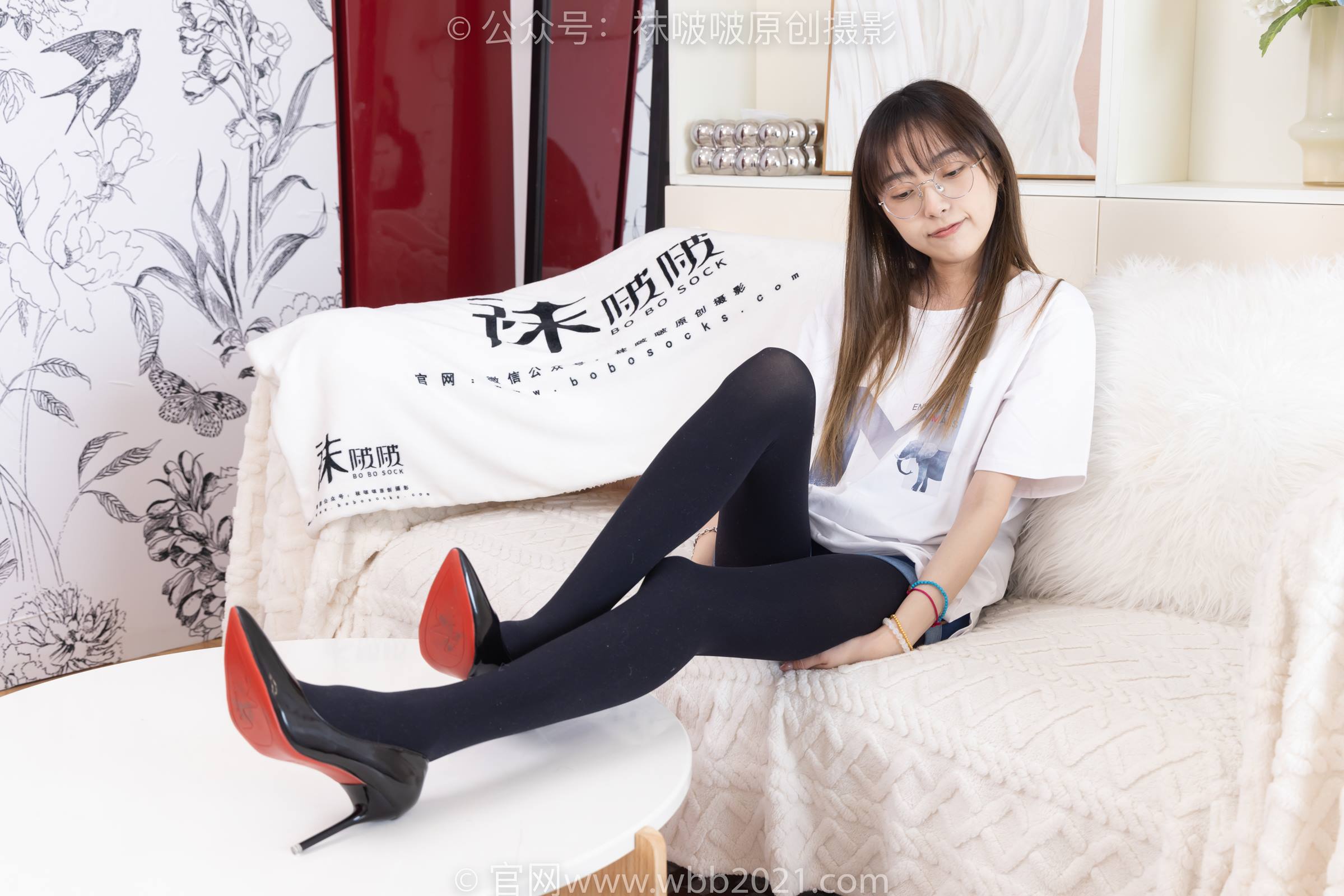 图片[5]-[BoBoSocks袜啵啵]NO.330 稚予-高跟鞋、厚黑丝[150P/1V/5.05GB]-美图