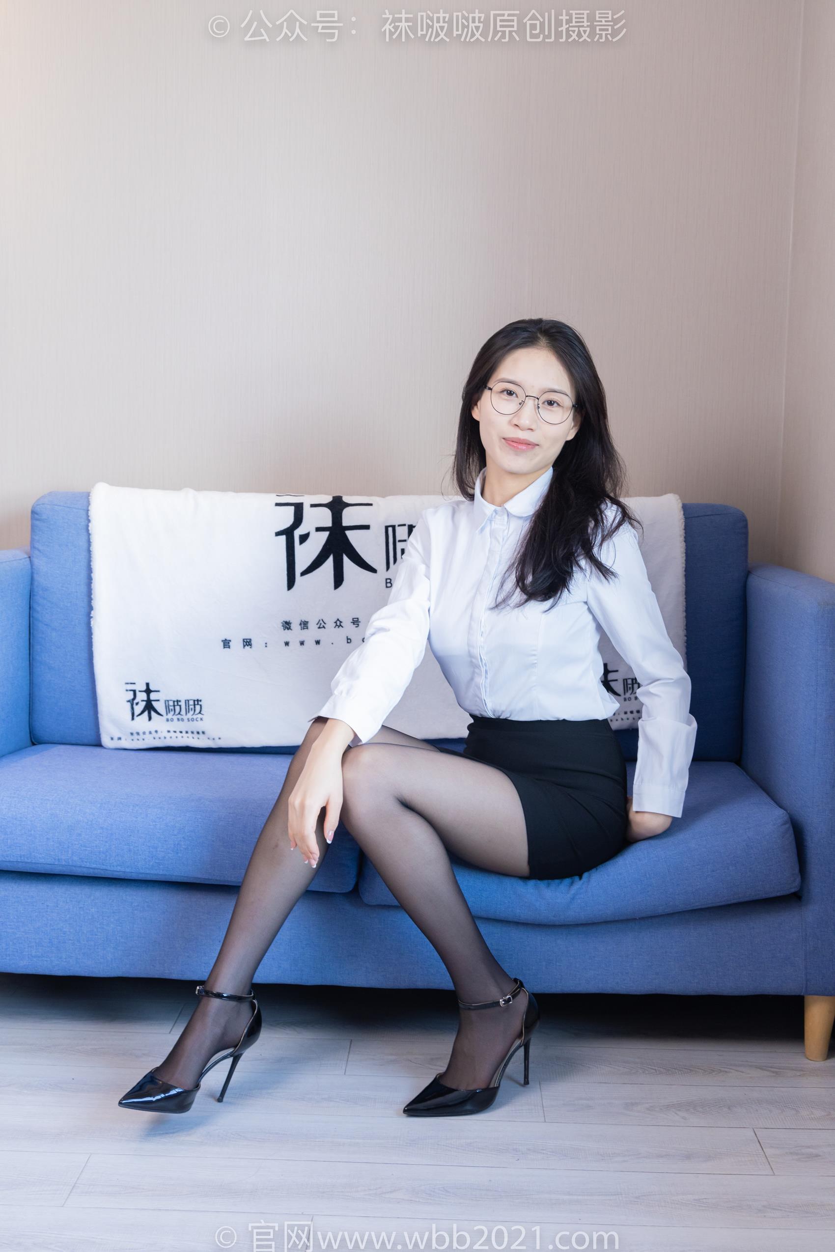 图片[2]-[BoBoSocks袜啵啵]NO.300 芝士-高跟鞋、黑丝、ol风[140P/1V/6.11GB]-美图