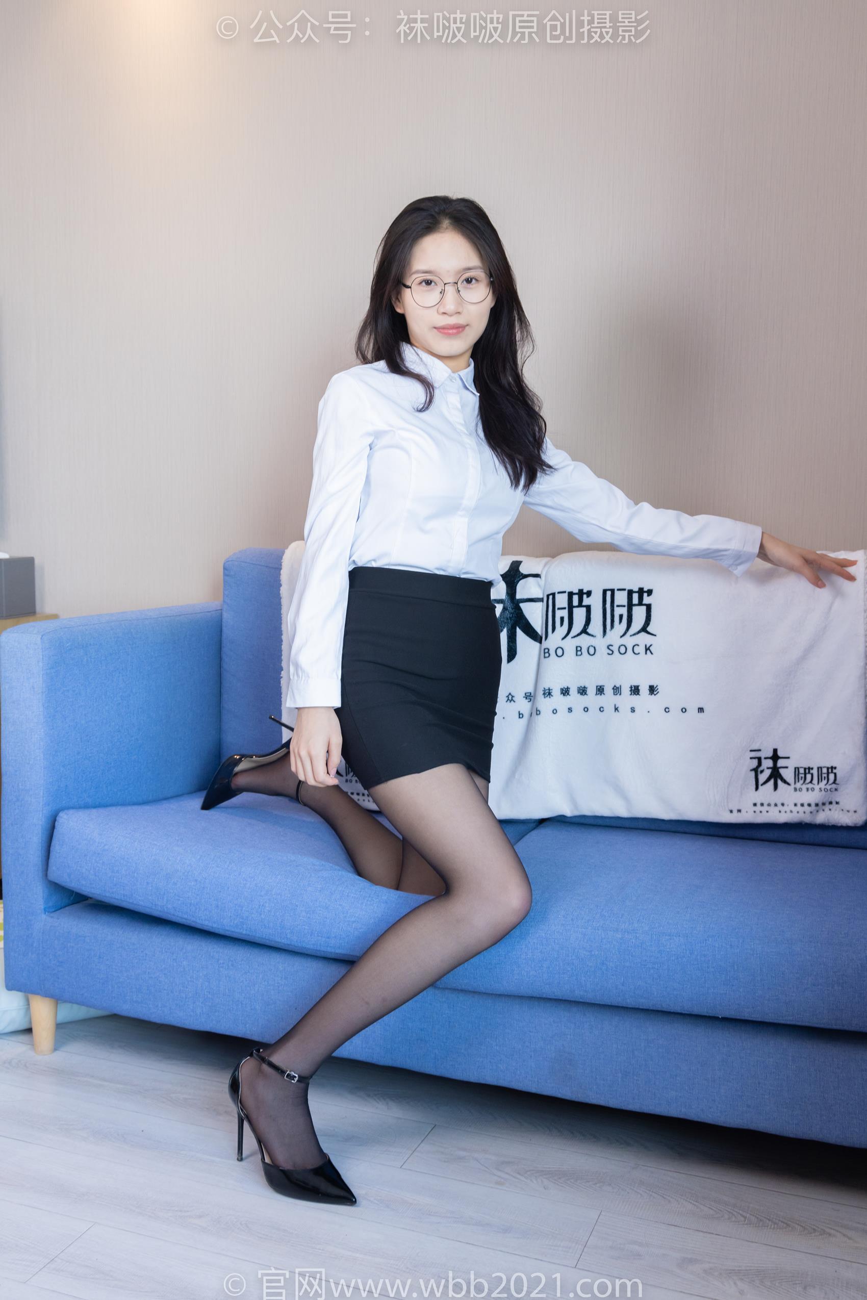 图片[3]-[BoBoSocks袜啵啵]NO.300 芝士-高跟鞋、黑丝、ol风[140P/1V/6.11GB]-美图