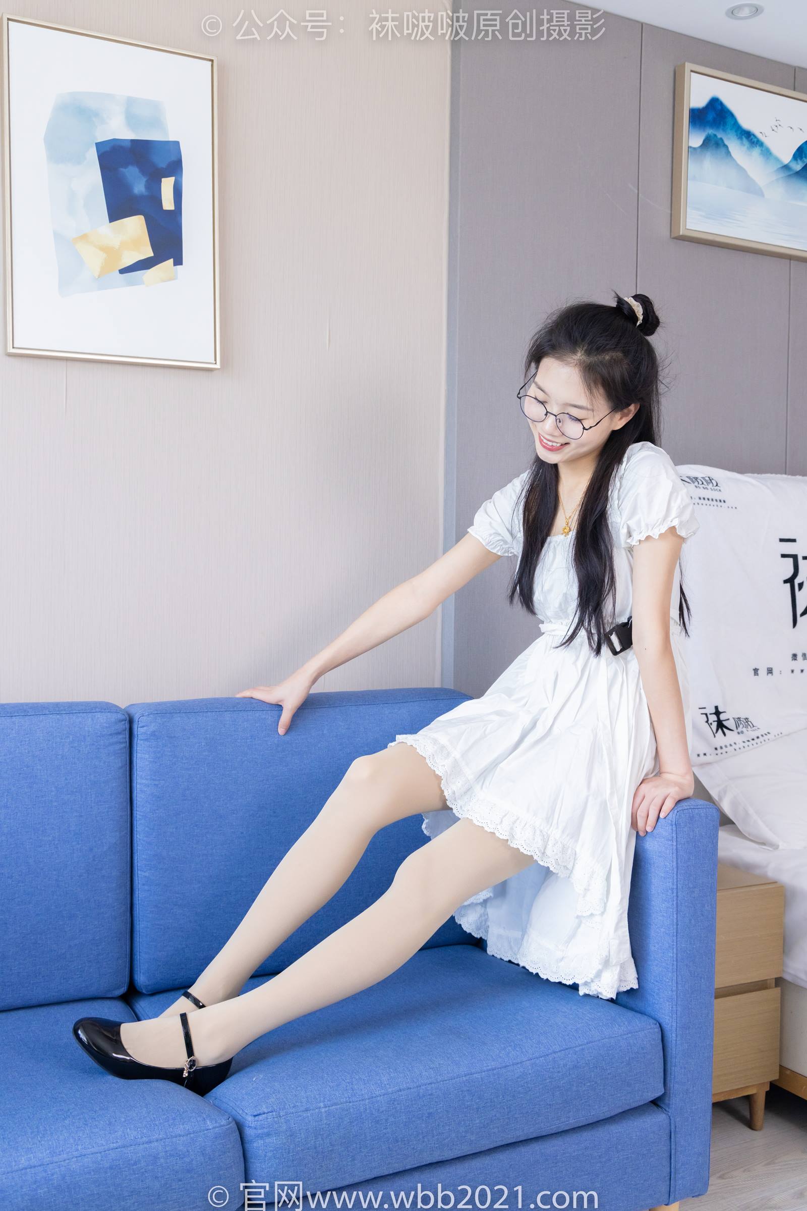 图片[3]-[BoBoSocks袜啵啵]NO.303 芝士-皮鞋、厚肉丝、白棉袜、薄肉丝[150P/1V/6.70GB]-美图