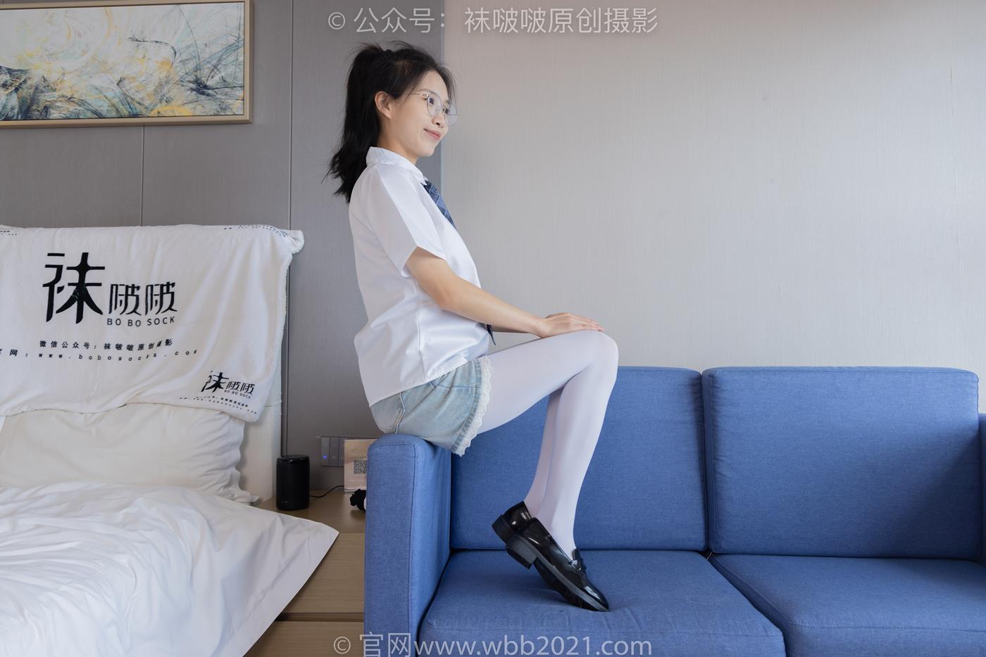 图片[3]-[BoBoSocks袜啵啵]NO.276 芝士-皮鞋、厚白丝、裸足[145P/1V/5.74GB]-美图